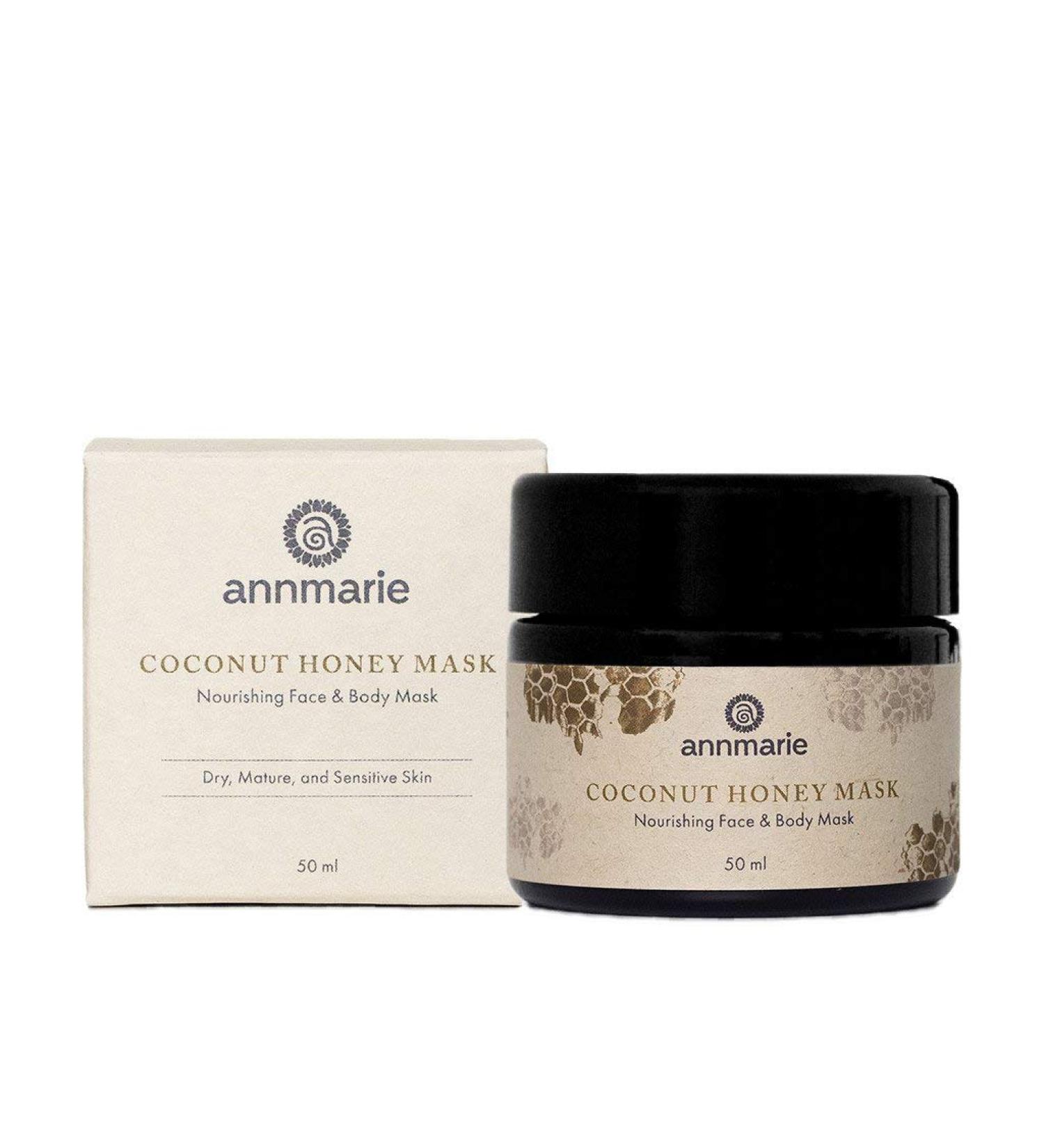 Buy Annmarie Skin Care Coconut Honey Mask - Moisturizing & Exfoliating for All Skin Types 50mL - Extra Virgin Coconut Oil & Wildflower Honey International Shipping Available - Buy Online on SooperMarket.com