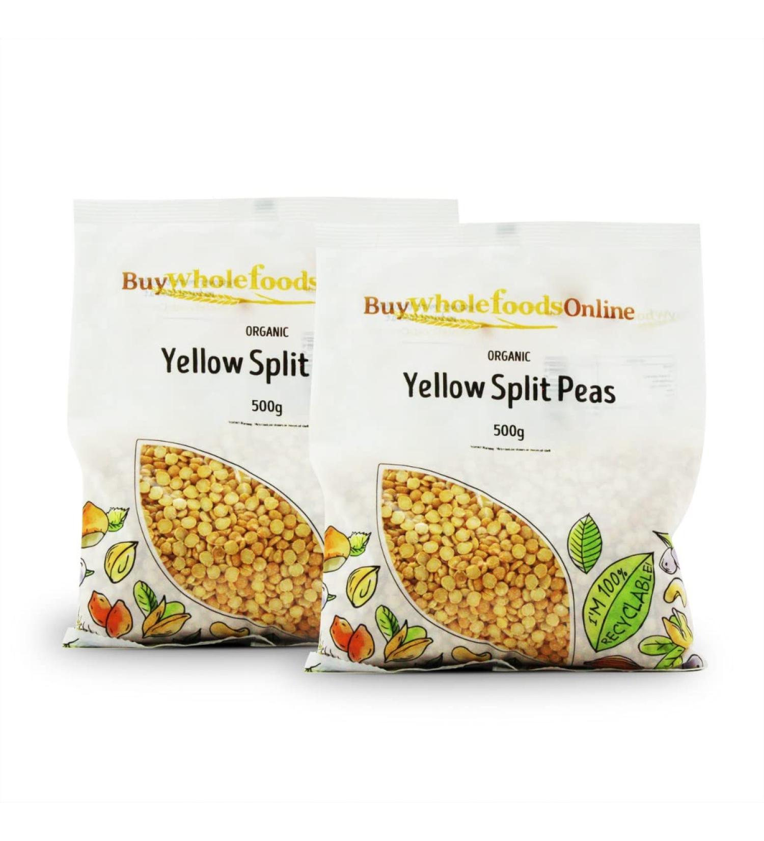 Organic Yellow Split Peas 1kg (BWFO)