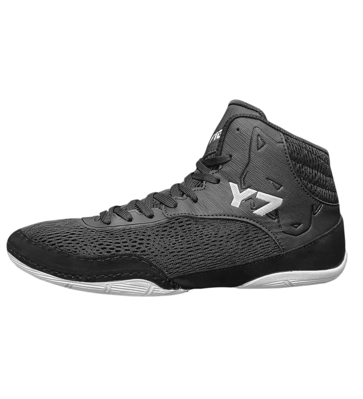 Fox-Fight Y7 Martial Arts Shoes for Men & Women - Breathable Suede Ringer Shoes | Flexible Athletics Fitness Shoes | 46 EU Black & White - Buy Online on SooperMarket.com