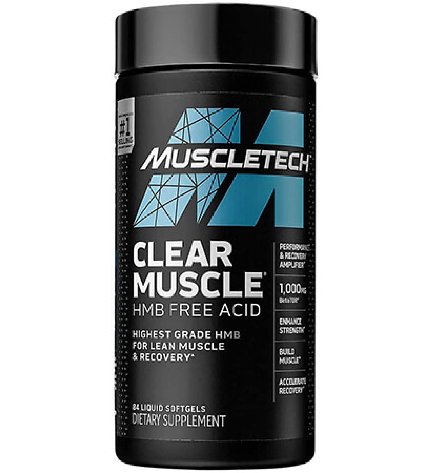 Muscletech Clear Muscle 168 Liquid Caps - Enhanced Strength & Performance - Buy Online on SooperMarket.com