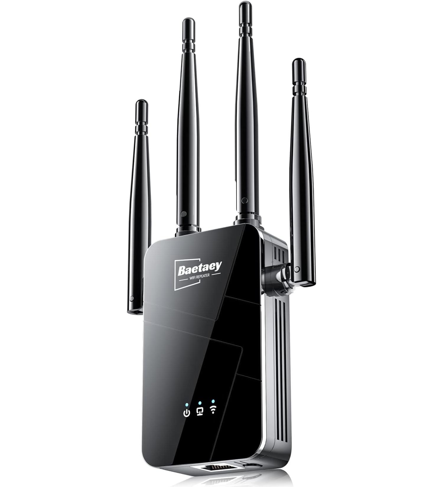 2024 WiFi Extender Signal Booster for Home - up to 10000 sq.ft Coverage  Wireless Internet Repeater - Long Range WiFi Booster and Signal Amplifier w/Ethernet Port  1-Tap Setup - Buy Online on SooperMarket.com
