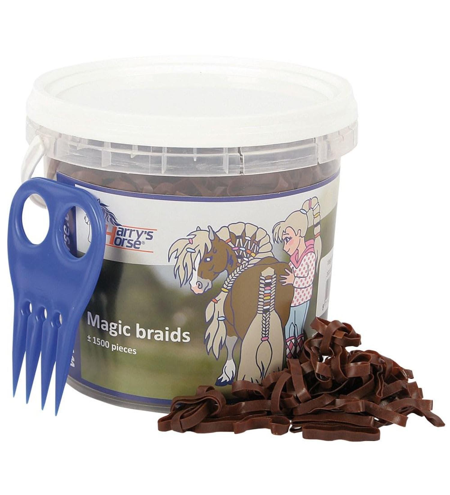 Harry's Horse Magic Braids Pot Color: brown