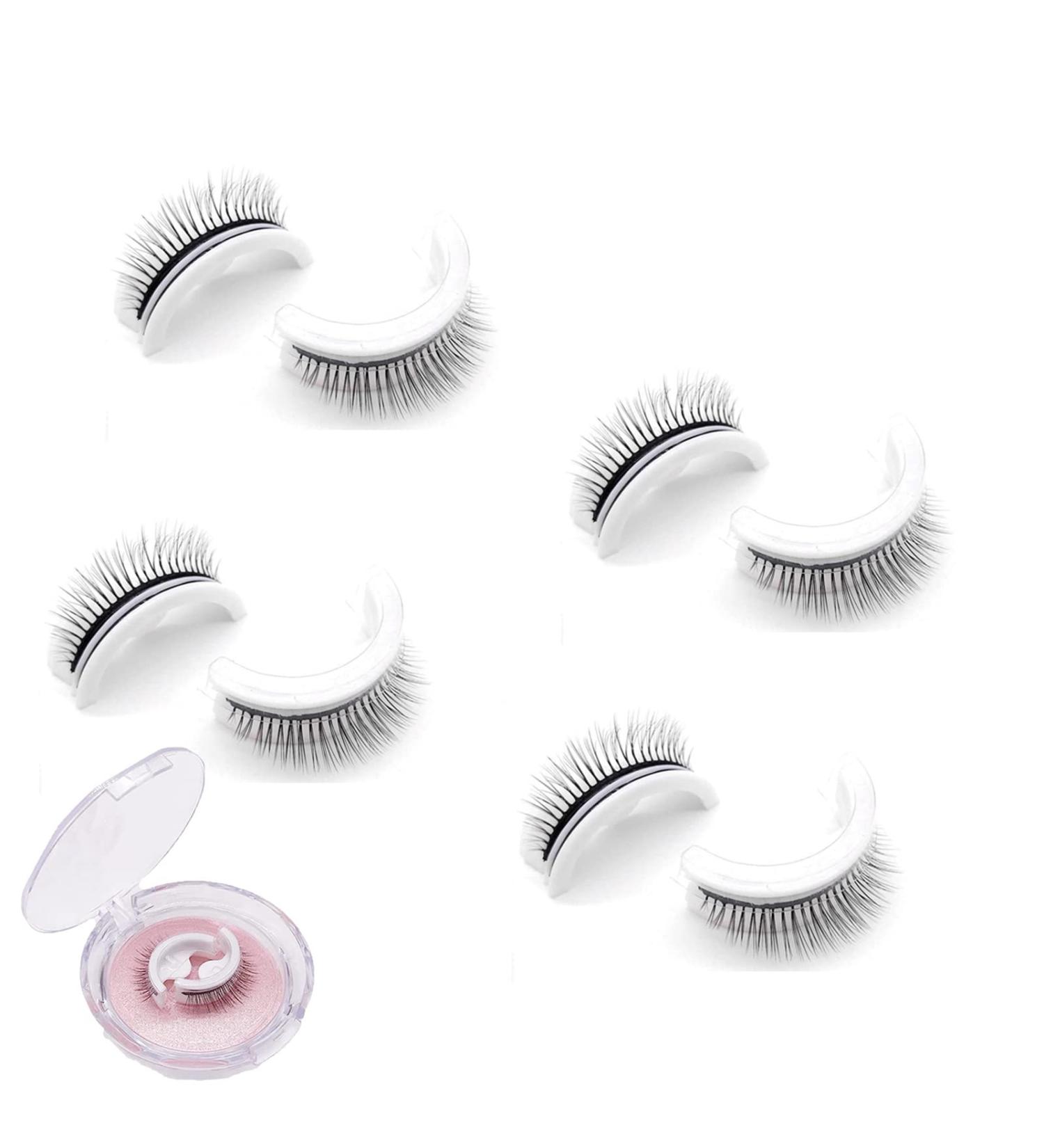 Glazy Boo Self Adhesive False Eyelashes - Reusable, Natural Look (4pcs) - Buy Online on SooperMarket.com