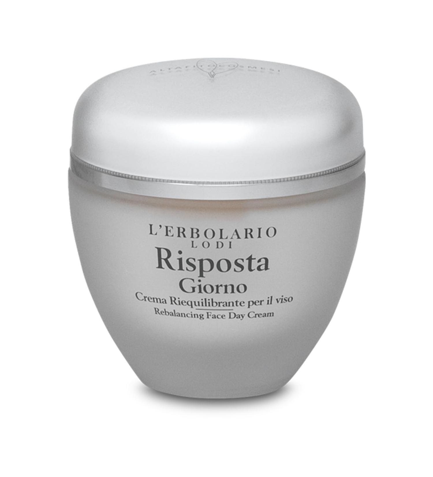 LErbolario Risposta Day Rebalancing Face Cream 1.6 oz - Face Moisturizer - With Shea Butter - Moisturizing and Nourishing - Cruelty-Free