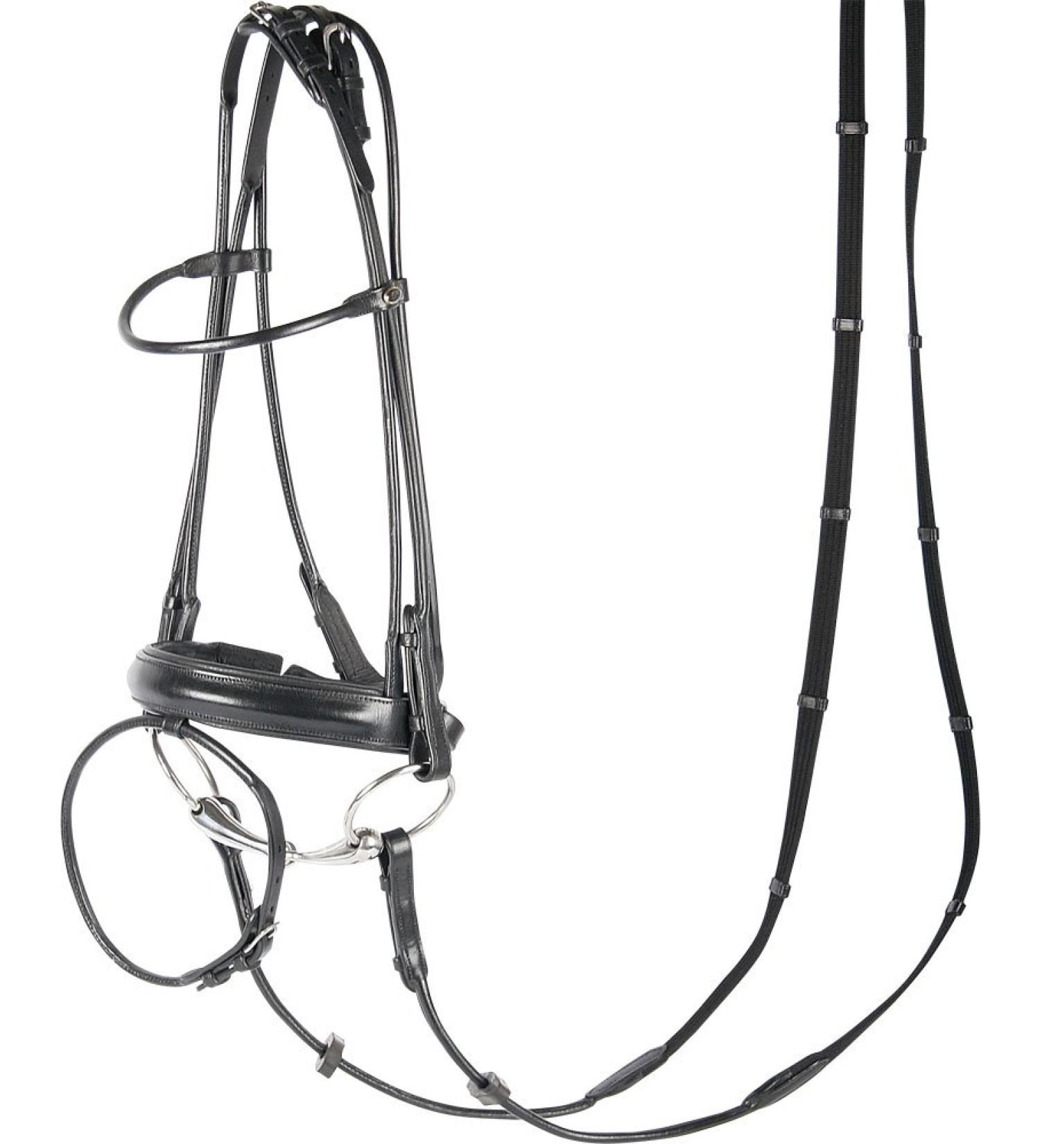 Harry's Horse Hoofdstel Luxe rounded color:black size:Full