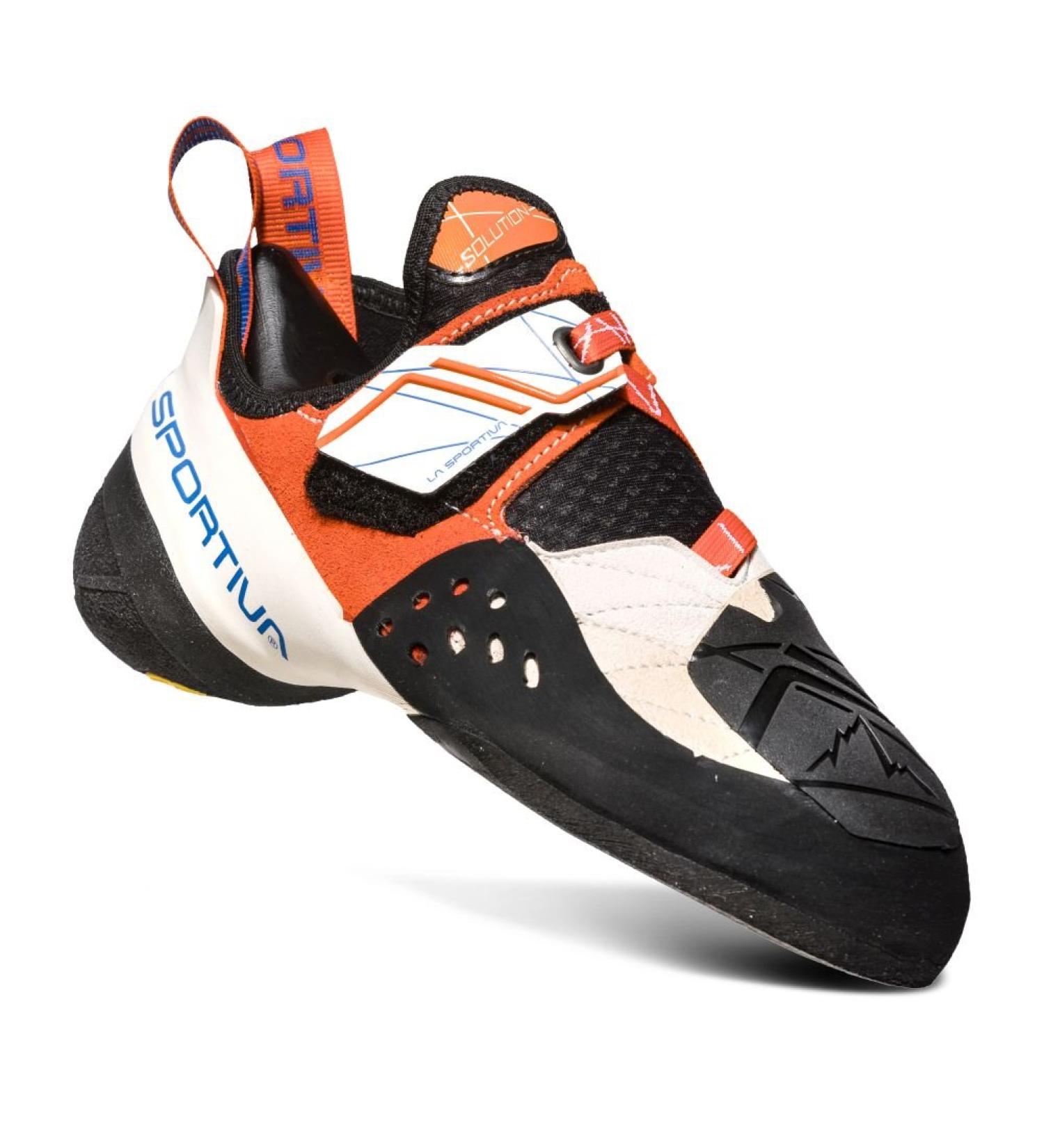 La Sportiva Women's Solution Rock Climbing Shoes 7.5-8 White Lily/Orange - Buy Online on SooperMarket.com