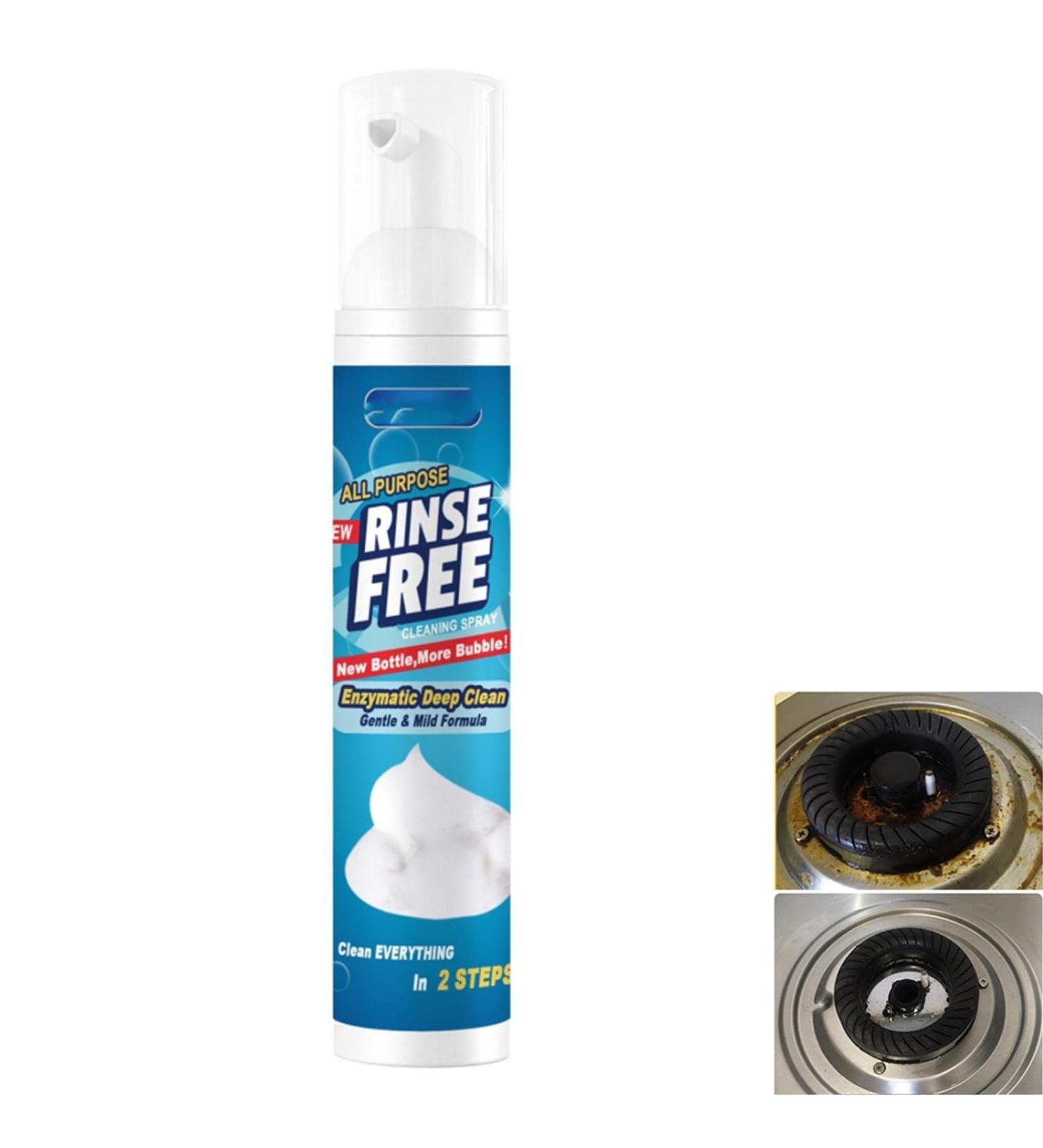 Dumalt Foam Cleaner Dumalt Rinse Free Foam Cleaner All Purpose Rinse Free Cleaning Spray Foam Cleaner Foaming Heavy Oil Stain Cleaner Deep Cleaning Spray Kitchen (1Pcs) - Buy Online on SooperMarket.com