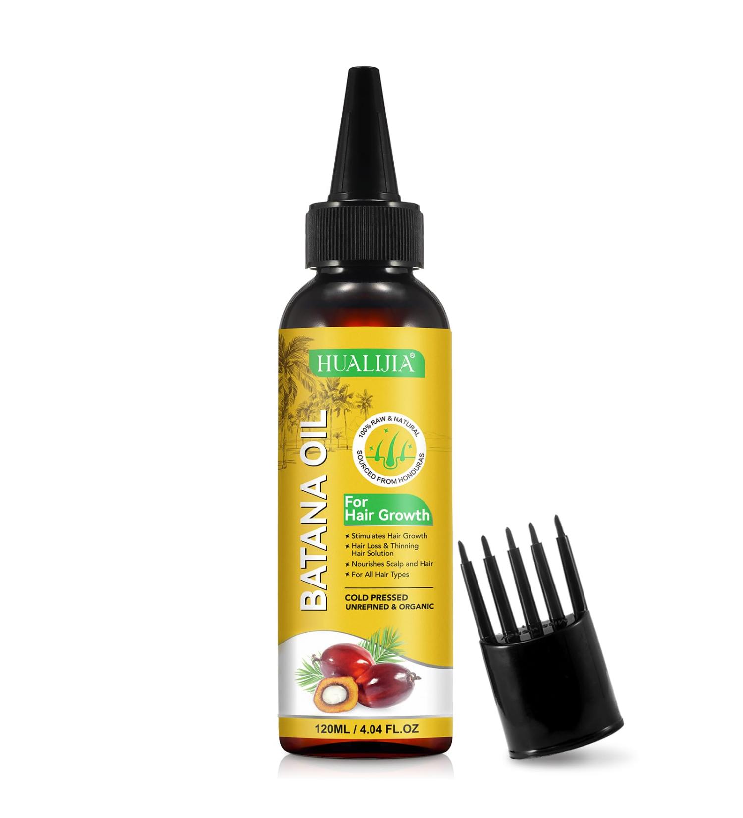 Batana Oil for Hair Growth 120ml Raw Batana Oil Organic from Honduras - for Thicker & Stronger Hair Scalp and Hair Oil Men & Women All Hair Types - Buy Online on SooperMarket.com