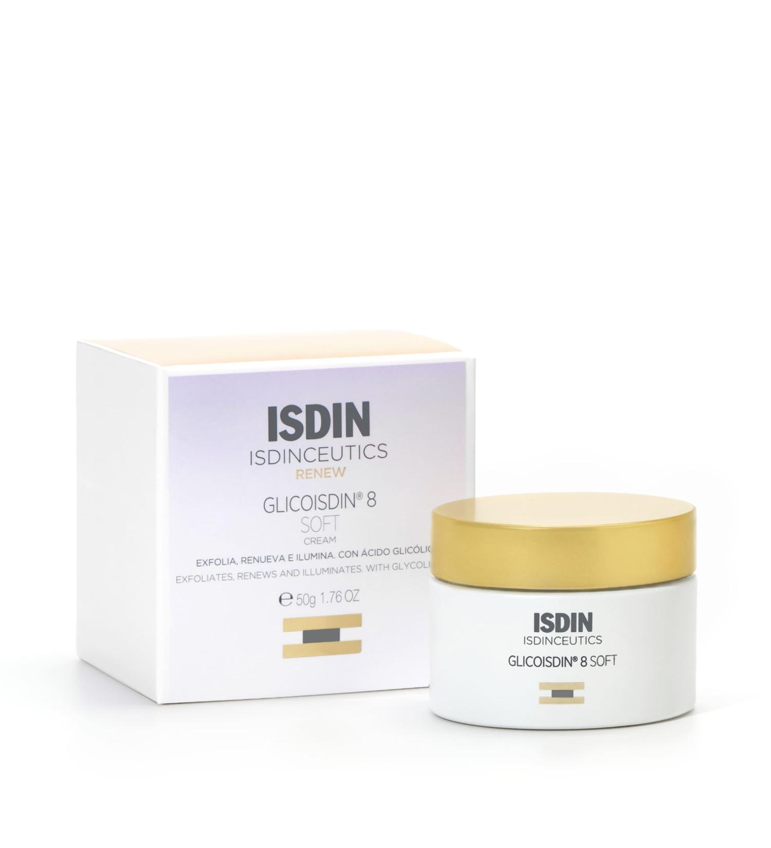 ISDINCEUTICS GLICOISDIN 8 Soft Facial Peeling 50ml | Enhancing Radiance & Smoothness | International Shipping Available - Buy Online on SooperMarket.com