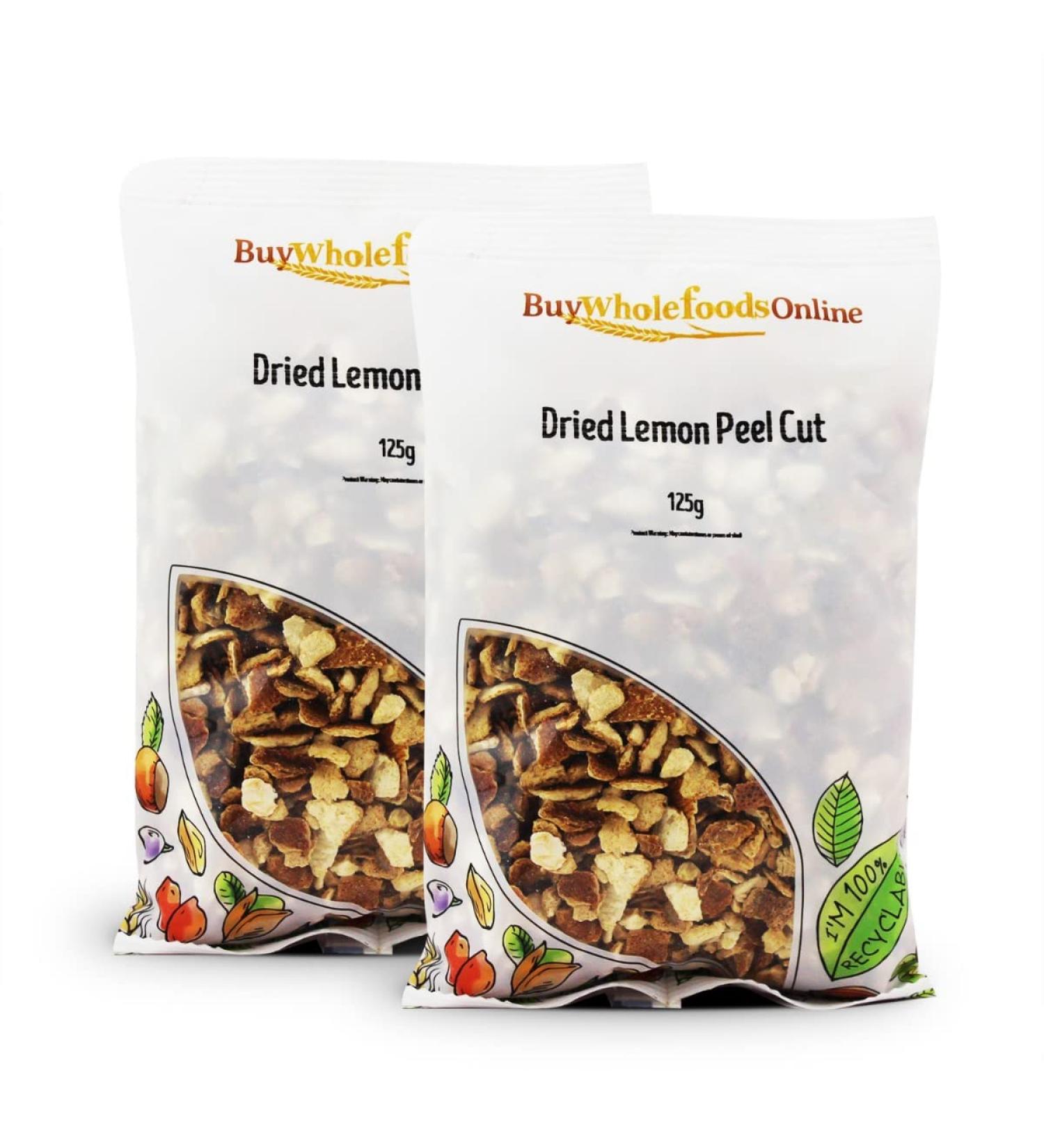 Dried Lemon Peel Cut 250g (BWFO)