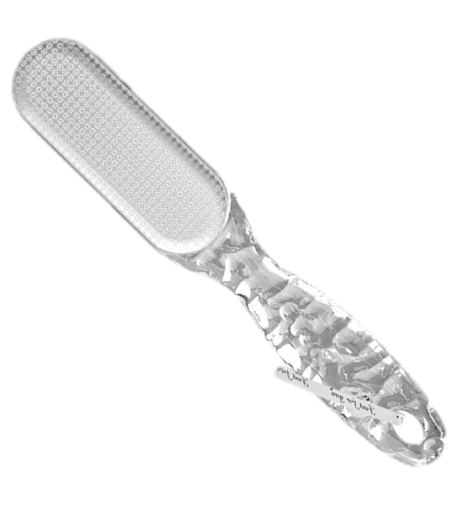 Teksome Pumice Stone Foot File - 2 in 1 Foot Rasp for Cracked Heel - Foot Rasp for Cracked Heel Reduces Calluses & Corns Foot File for Foot Care Wet/Dry Feet Transparent - Buy Online on SooperMarket.com