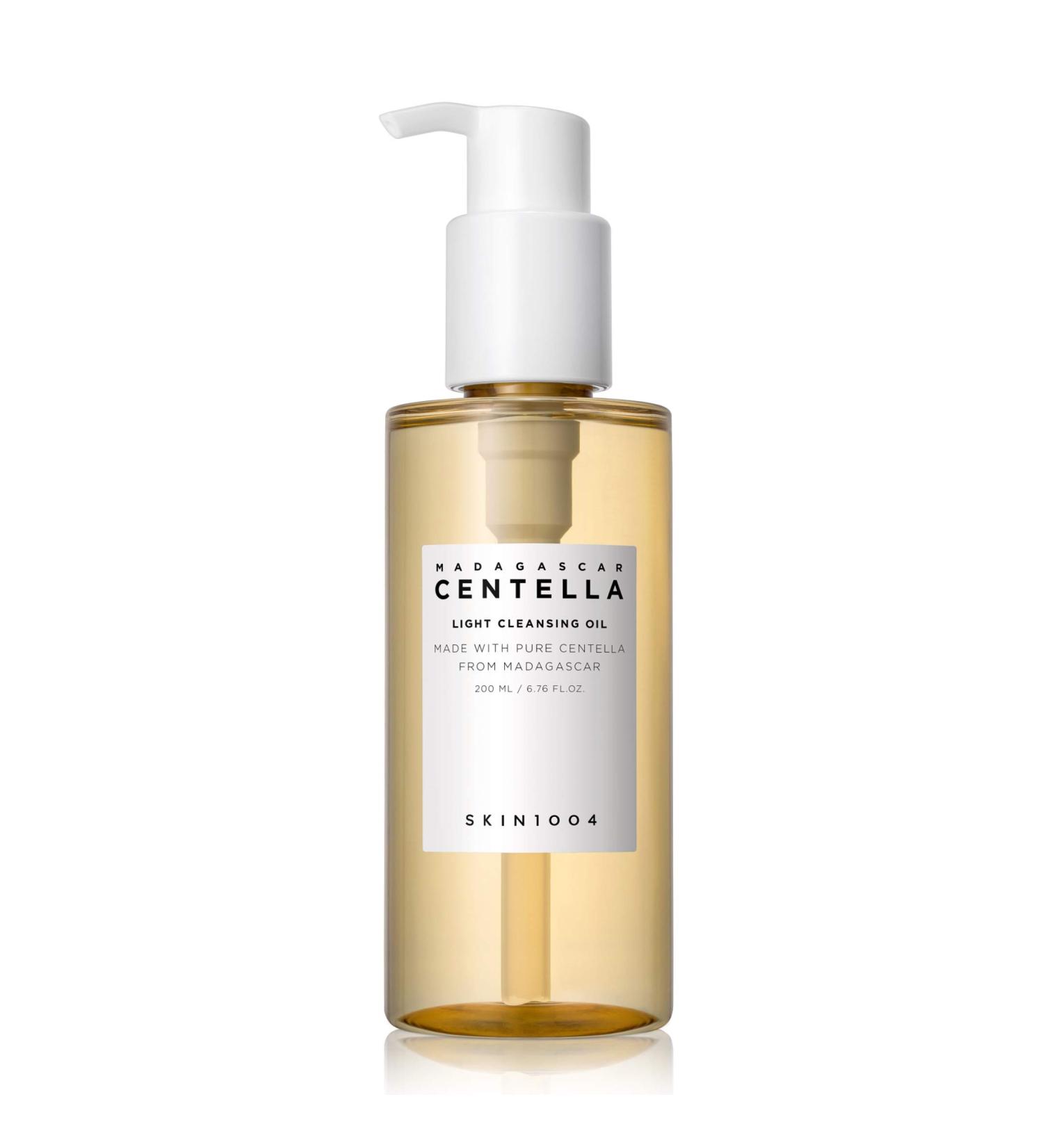 SKIN1004 Madagascar Centella Light Cleansing Oil 6.76 fl.oz - Pure & Light Micellar Oil for Fresh Cleansing - Hypoallergenic Formula - 200ml - Buy Online on SooperMarket.com