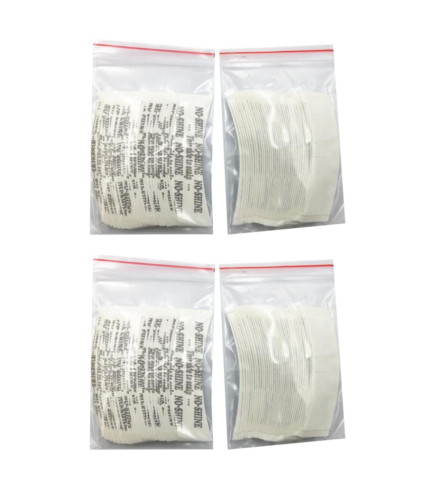Bcowtte 144Pc No-Shine Wig Tape Double Adhesive Hair Extension Tape Strips Waterproof for Toupee/Lace Front Wigs Film Bonding - Buy Online on SooperMarket.com