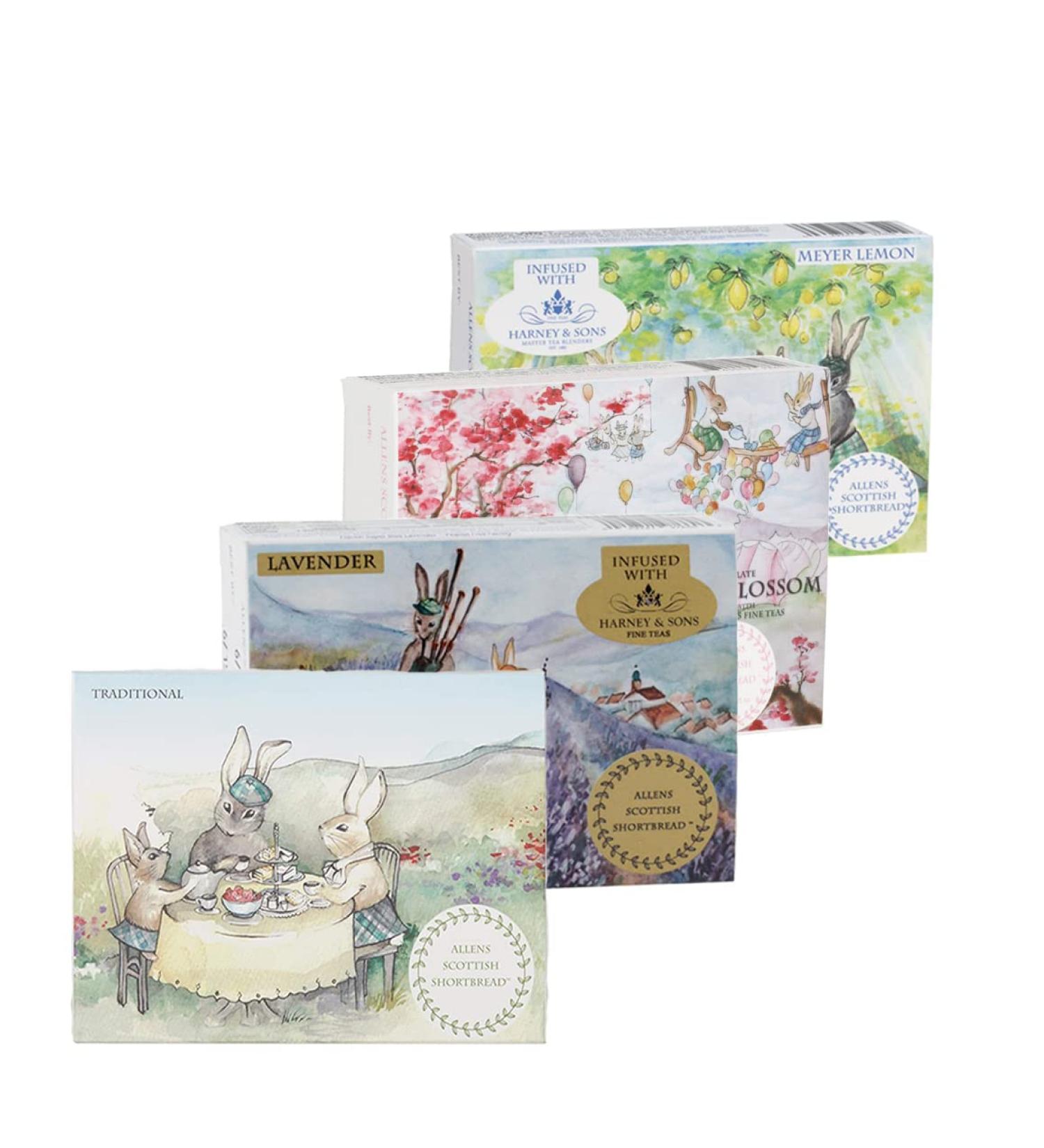 Allen's Scottish Shortbread Spring Flavors 3.25 oz 4 Pack - Delicious Spring Flavors - 4 Pack of 3.25 Ounce Shortbread Cookies - Buy Online on SooperMarket.com