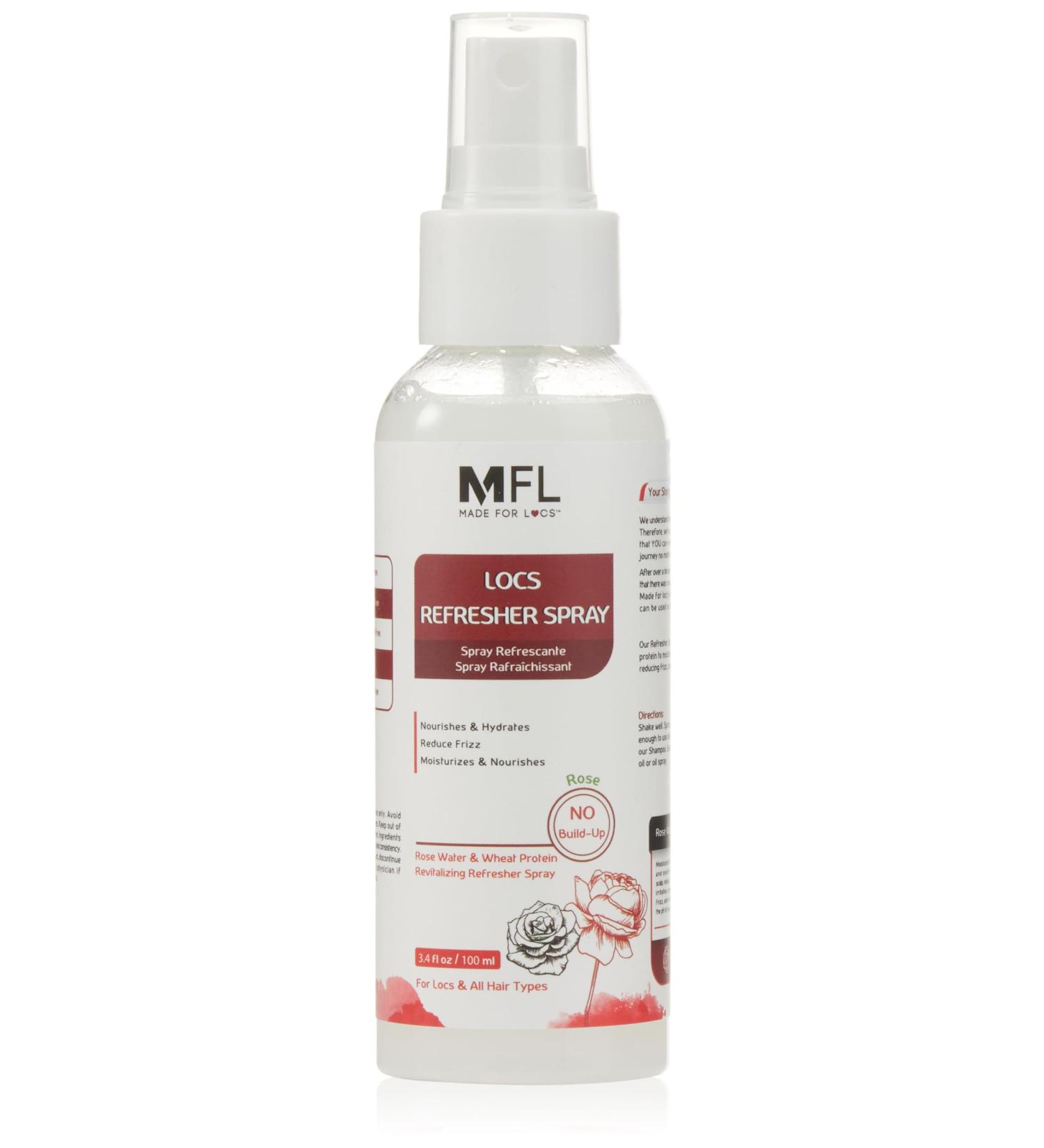 Made For Locs Vegan Rose Water Refresher Spray | Locs Moisturizer | Locs Deodorizer | Amazing Scents (Cherry Blossom 3.4 oz) Cherry Blossom 3.4 Fl Oz (Pack of 1) - Buy Online on SooperMarket.com