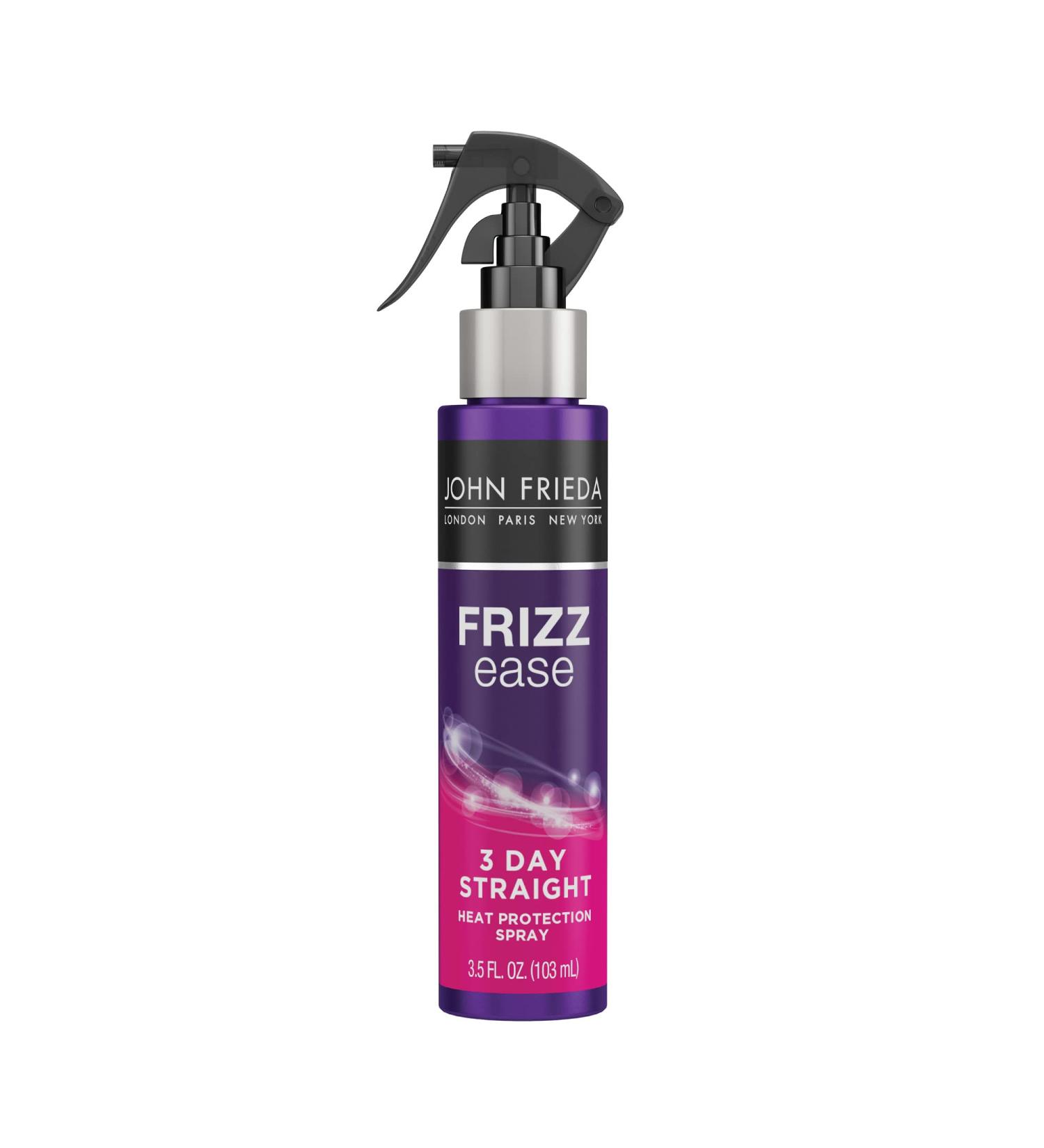 Frizz Ease 3-Day Flat Iron Heat Protectant Spray with Keratin - Lightweight Smoothing Spray for Frizz Control - 3.5 Ounce (Pack of 1) - Buy Online on SooperMarket.com