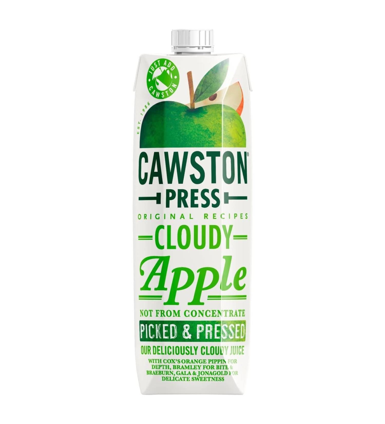 Cawston Press Cloudy Apple Juice 1 Litre - Pack of 1 - Buy Online on SooperMarket.com