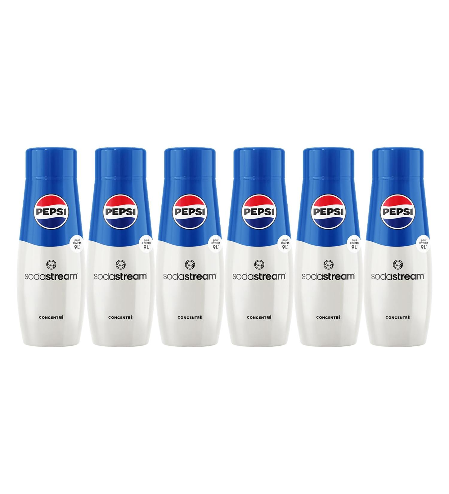 Buy Sodastream Sirup Pepsi Cola - 9L Fresh Drink in Seconds | 6-Pack (6 x 440ml) - International Shipping Available! - Buy Online on SooperMarket.com