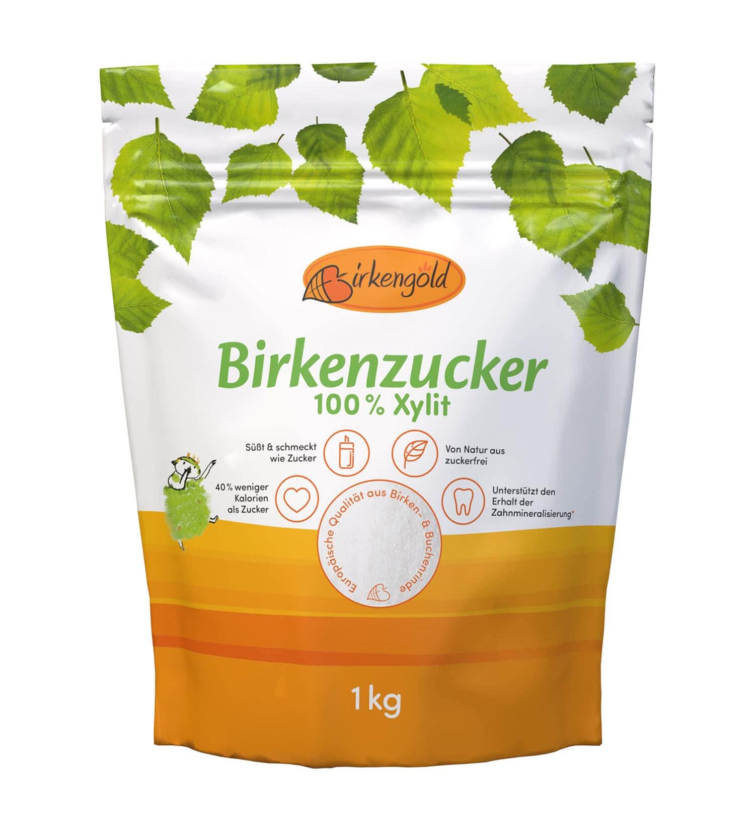 Buy Birch Gold Xylitol 1kg Bag - Pure 100% Xylitol from Finland | Vegan Gluten-Free 40% Fewer Calories | Tooth-Friendly Sweetener - Buy Online on SooperMarket.com