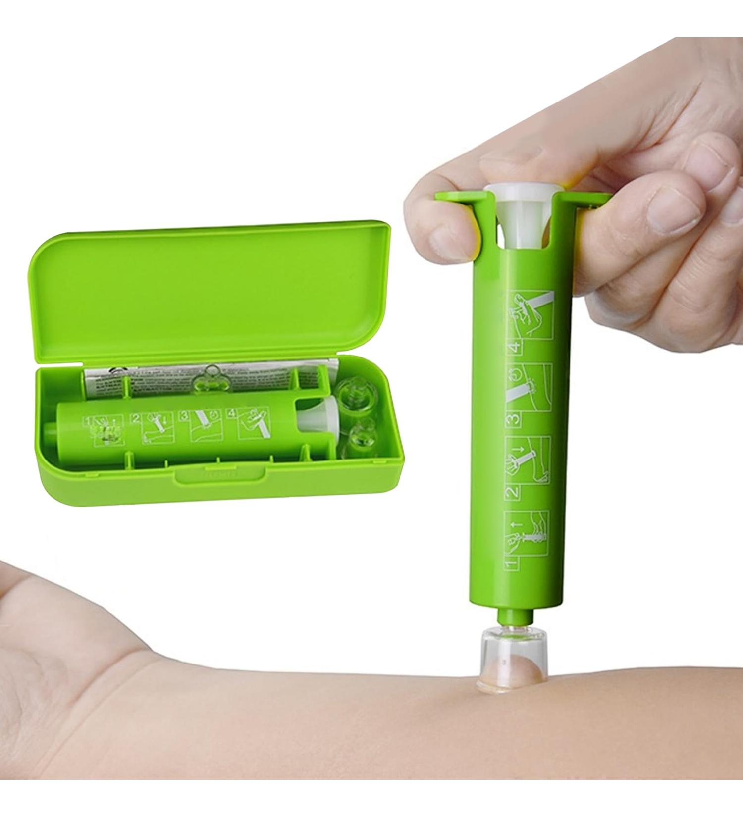 Havamoasa Bug Bite Suction Tool with Suction Cup - Poison Remover & Extractor Kit for Hiking and Camping - Buy Online on SooperMarket.com