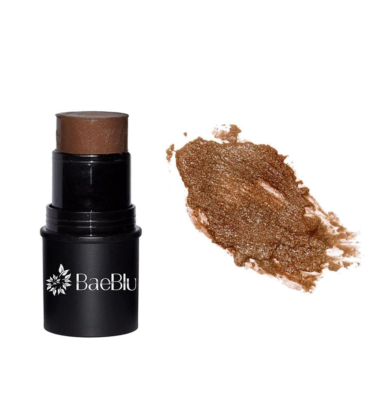 BaeBlu Organic Cheek Tint - Natural Vegan Gluten-Free Cream Bronzer Stick | Made in USA - Sunset - Buy Online on SooperMarket.com