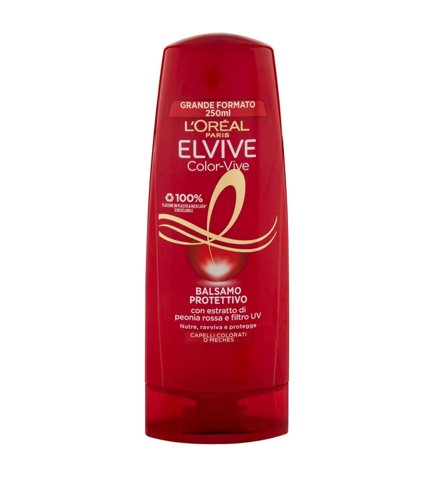 L'Or al Paris Elvive Color-Vive Conditioner for Color Treated Hair - 250 ml | International Shipping Available - Buy Online on SooperMarket.com