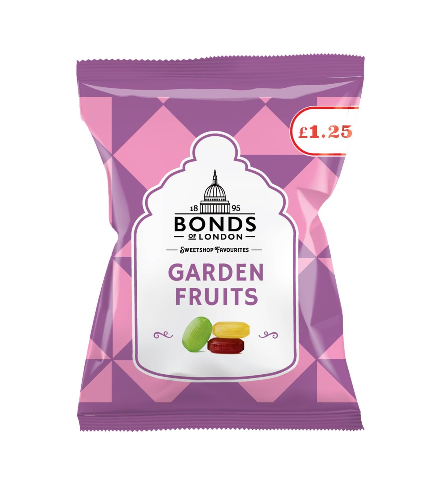 Bonds Garden Fruits | Boiled Sweets | Perfect For Sharing | Fruit Flavour | 120g | (Pack of 6) - Buy Online on SooperMarket.com