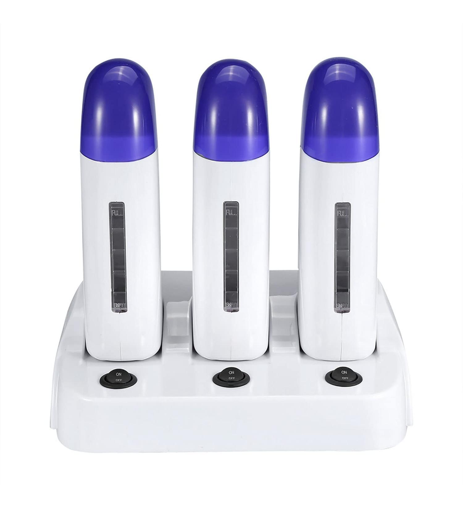 Depilatory Wax Kit for Coarse Hair Removal - Complete Waxing Set for Men & Women with Heating Base - Perfect for Body Hair - Buy Online on SooperMarket.com