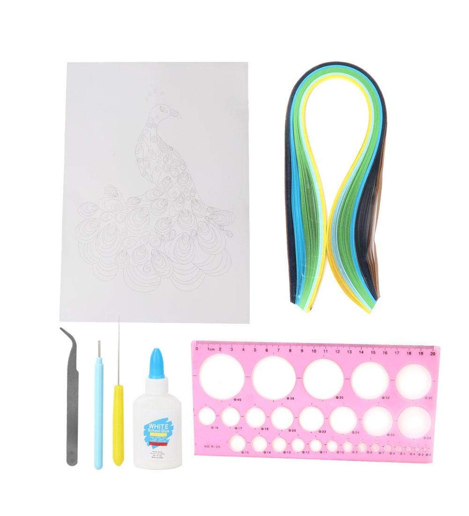 Garosa Quilling Tools Kit: DIY Paper Quilling Set with Accessories for Handcraft Designs - Buy Online on SooperMarket.com