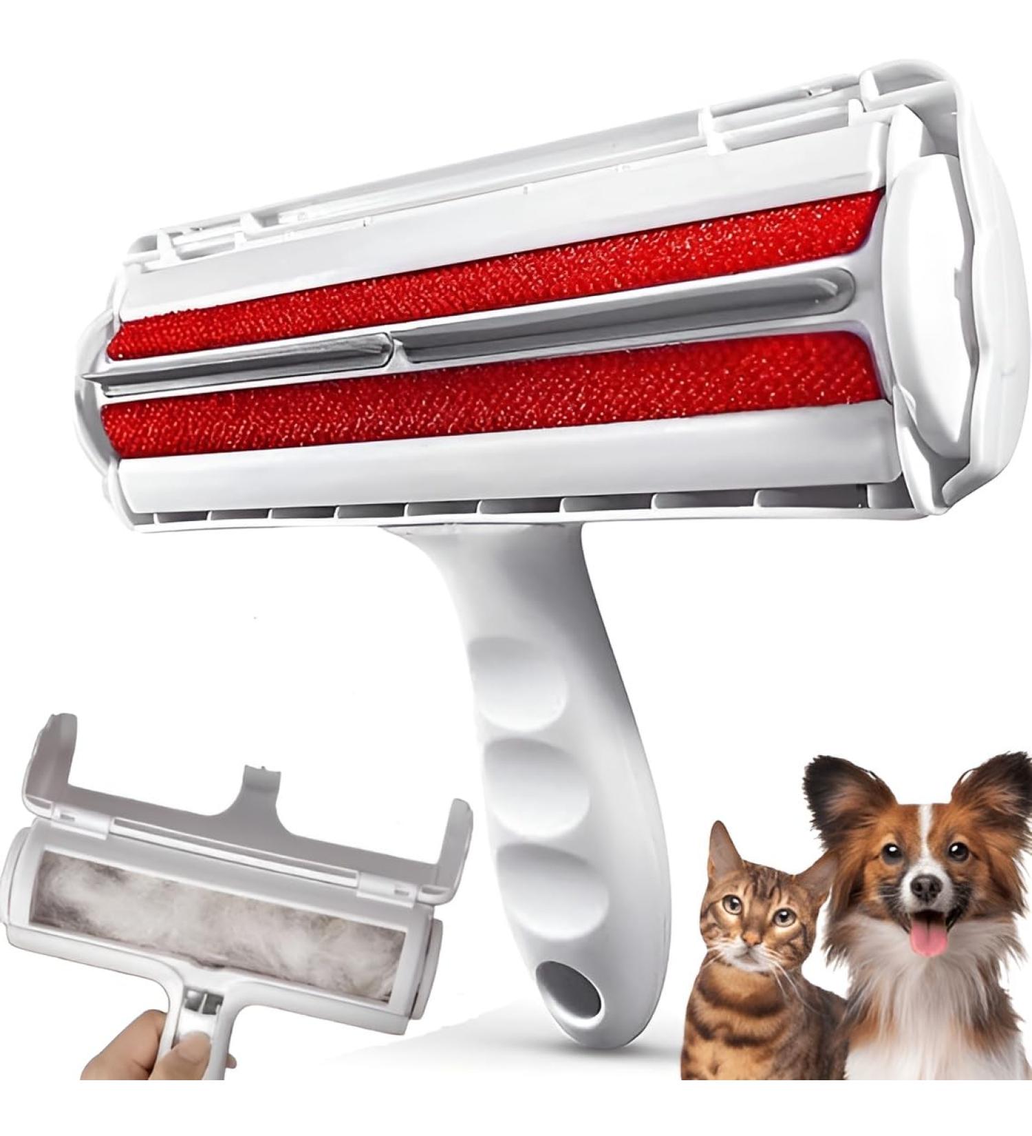 Quality-mart Pet Hair Remover Roller | Reusable Dog & Cat Hair Cleaner for Floors Sofas Carpets Clothes & Car Seats - Easy & Self-Cleaning - Buy Online on SooperMarket.com