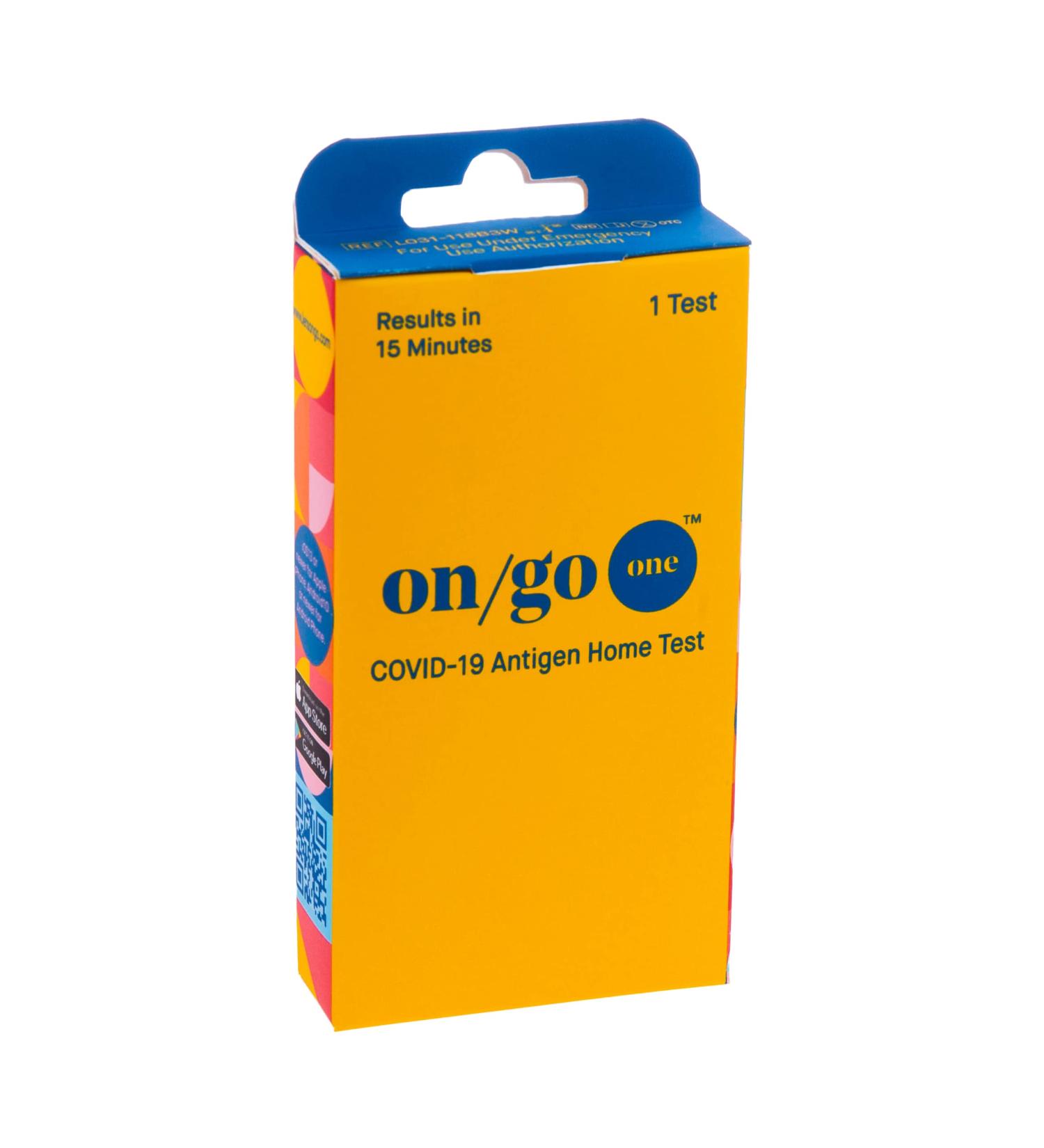 On/Go One Rapid COVID-19 Self-Test Kit | 15-Minute Results | FDA EUA Authorized | Easy & Fast At-Home Testing - Buy Online on SooperMarket.com
