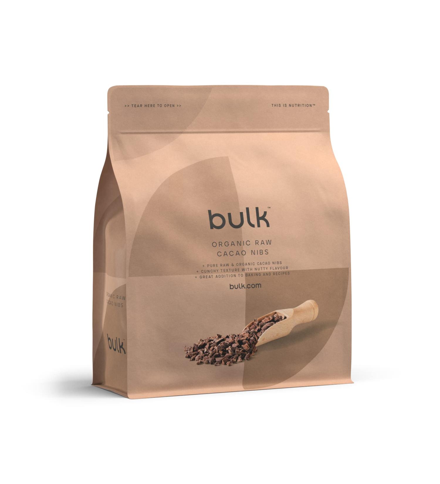 Organic Raw Cacao Nibs 250g - Bulk Pack of 1 | Packaging May Vary - Buy Online on SooperMarket.com