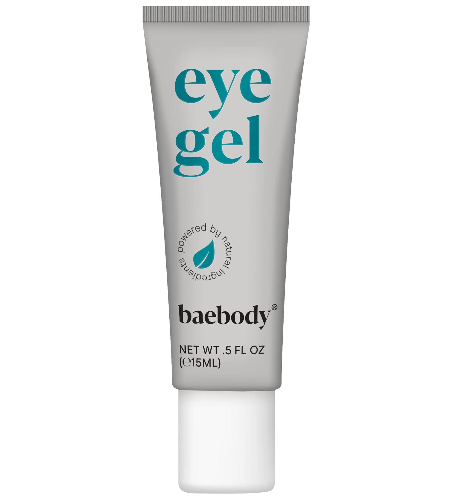 Baebody Travel Size Eye Gel Treatment: Dark Circles & Puffiness Cream with Peptide Complex - 0.5 Fl Oz - Buy Online on SooperMarket.com