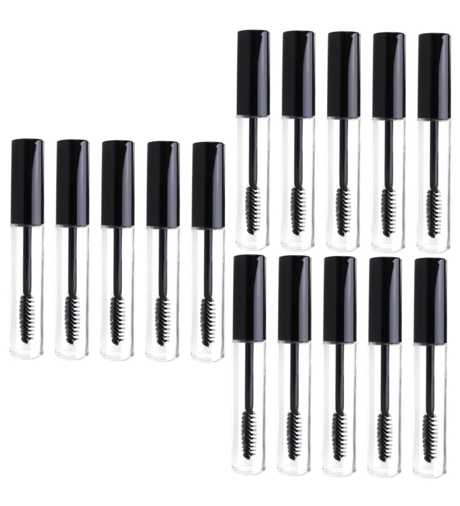 Didiseaon 15 Pcs Eyelash Brush Tube Empty Mascara Tube Eyelash Cream Bottle Empty Eyelashes Bottle Round - Buy Online on SooperMarket.com