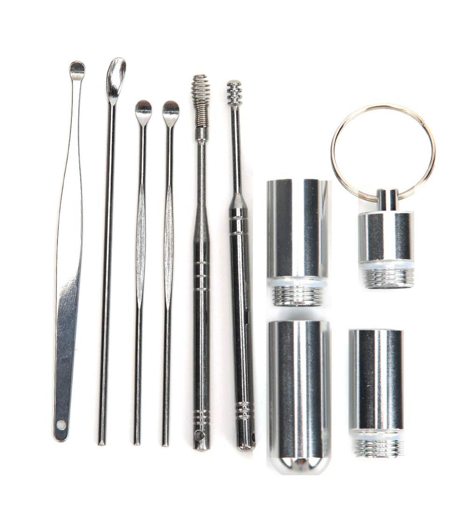 Stainless Steel Ear Pick Set - Earwax Removal Kit for Precision Grooming - Buy Online on SooperMarket.com