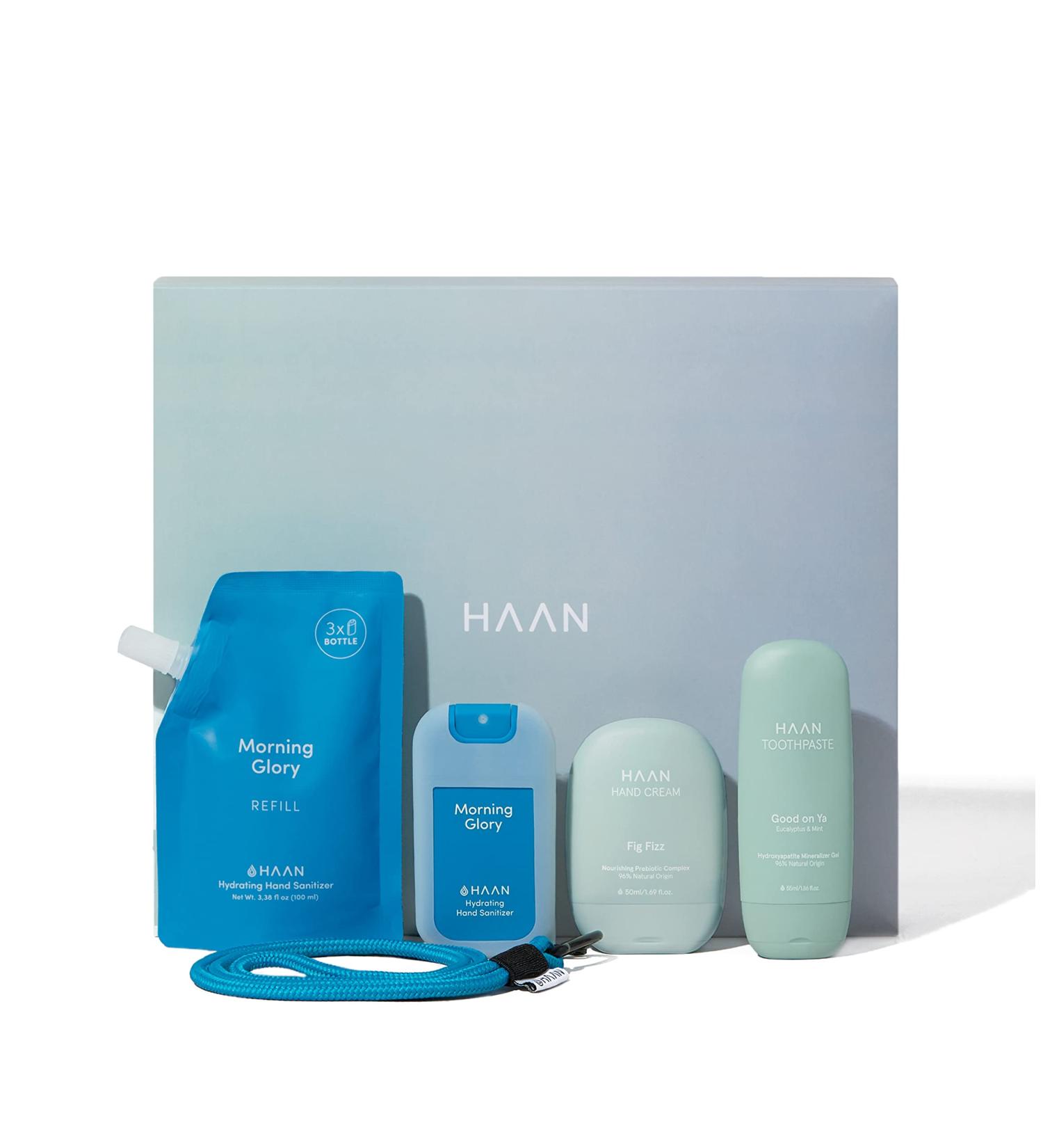 HAAN Aquamarine Gift Pack | Hand Cleaner Hand Cream & Toothpaste - Eco-Friendly Refills - Buy Online on SooperMarket.com