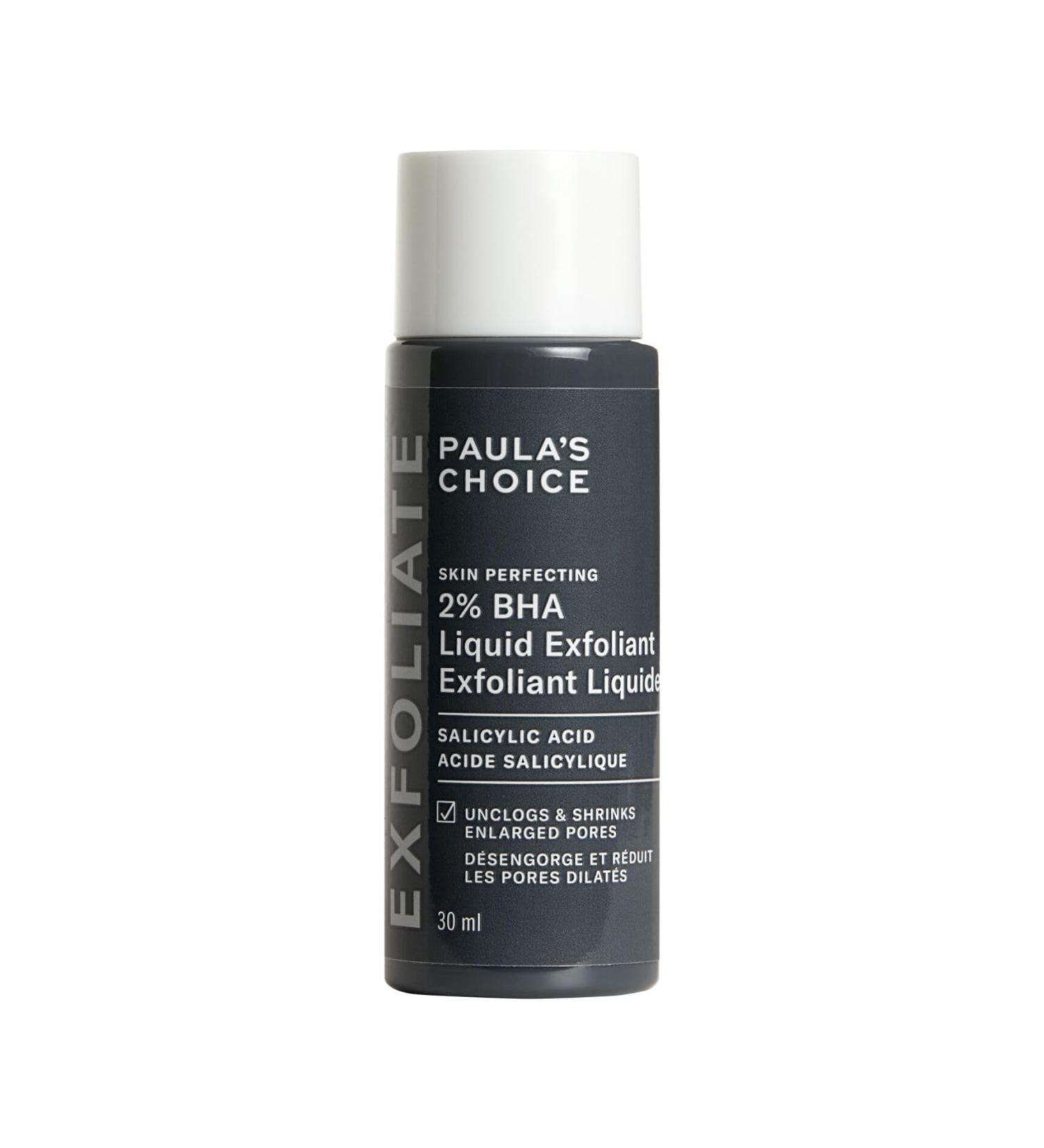 Paulas Choice SKIN PERFECTING 2% BHA Liquid Salicylic Acid Exfoliant Daily Facial Exfoliator for Blackheads Enlarged Pores Fragrance-Free & Paraben-Free Travel Size - 30 ml Travel Size - 30ml - Buy Online on SooperMarket.com