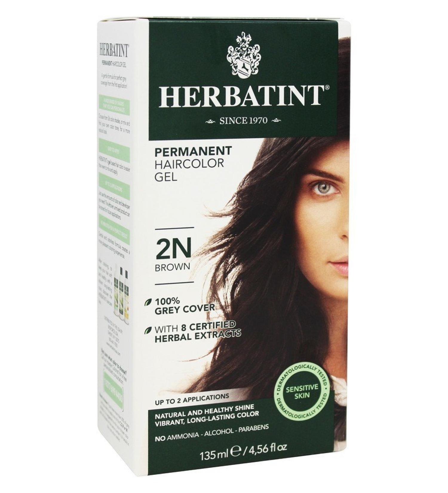 Herbatint 2N Brown Permanent Herbal Hair Color Gel 4.5 fl. oz. (a) by Herbatint - Buy Online on SooperMarket.com