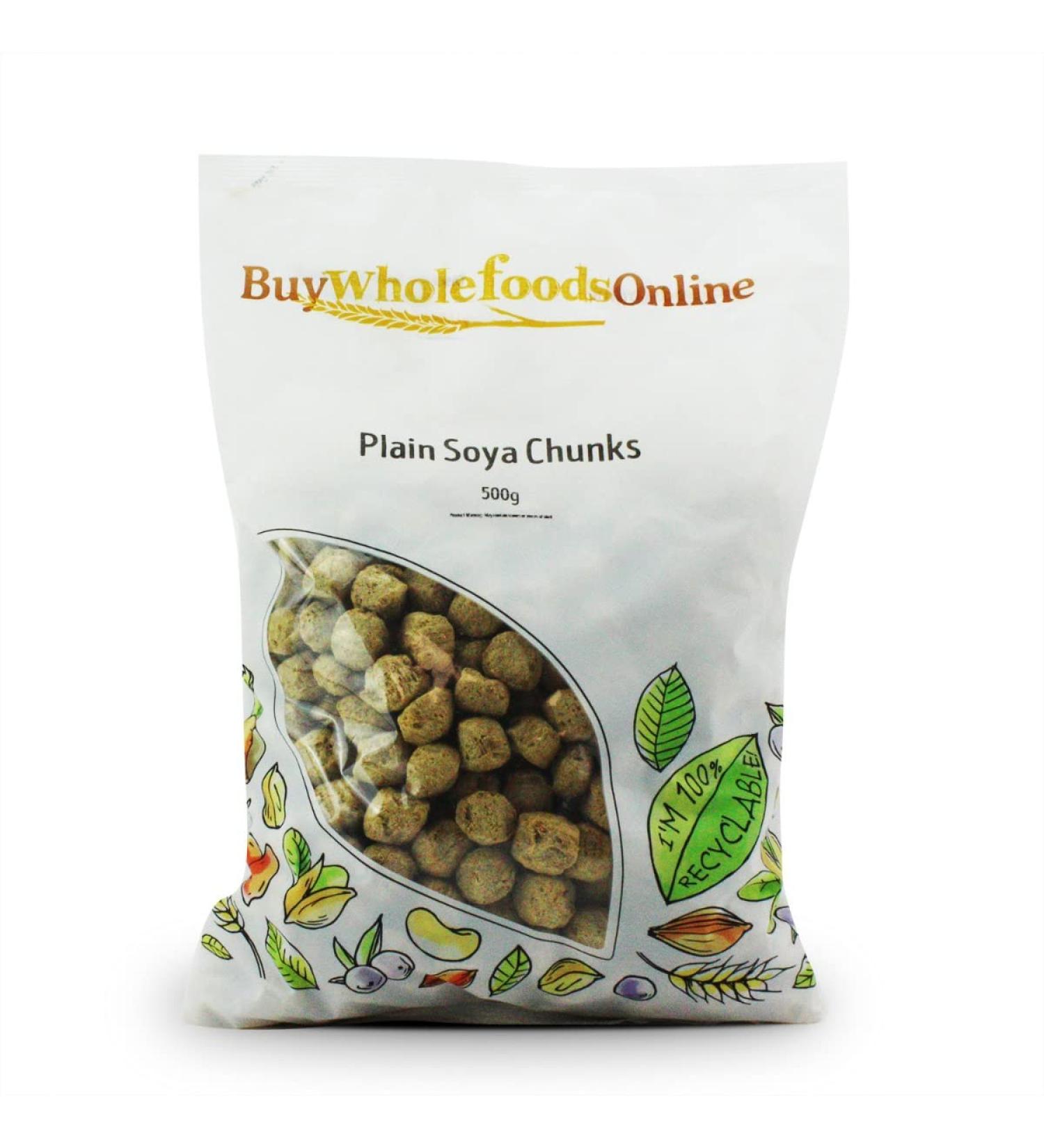 Plain Soya Chunks 500g (BWFO)