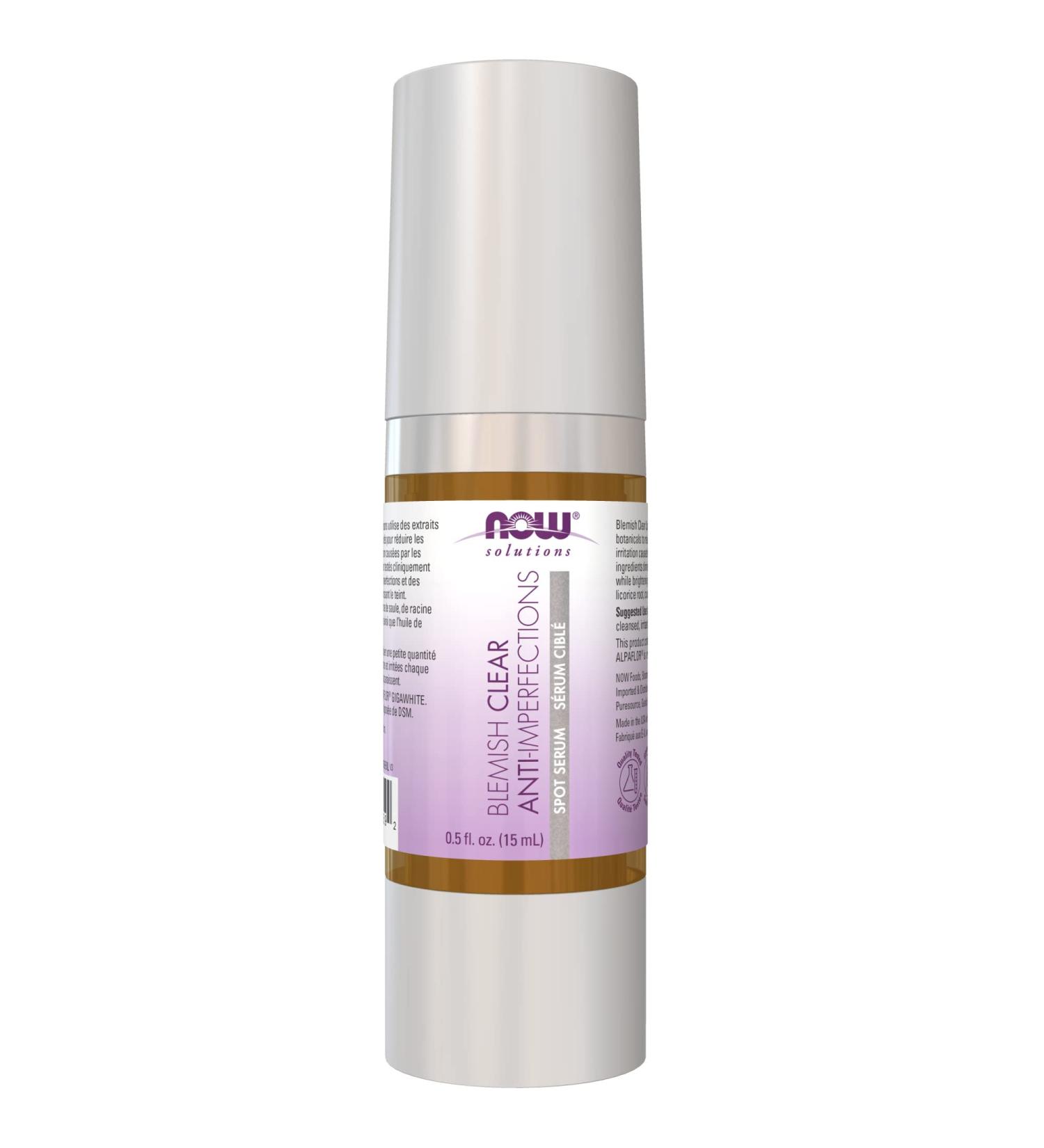 Now Foods Blemish Clear Spot Treatment | Purify 0.5 fl oz | Acne Care - Buy Online on SooperMarket.com