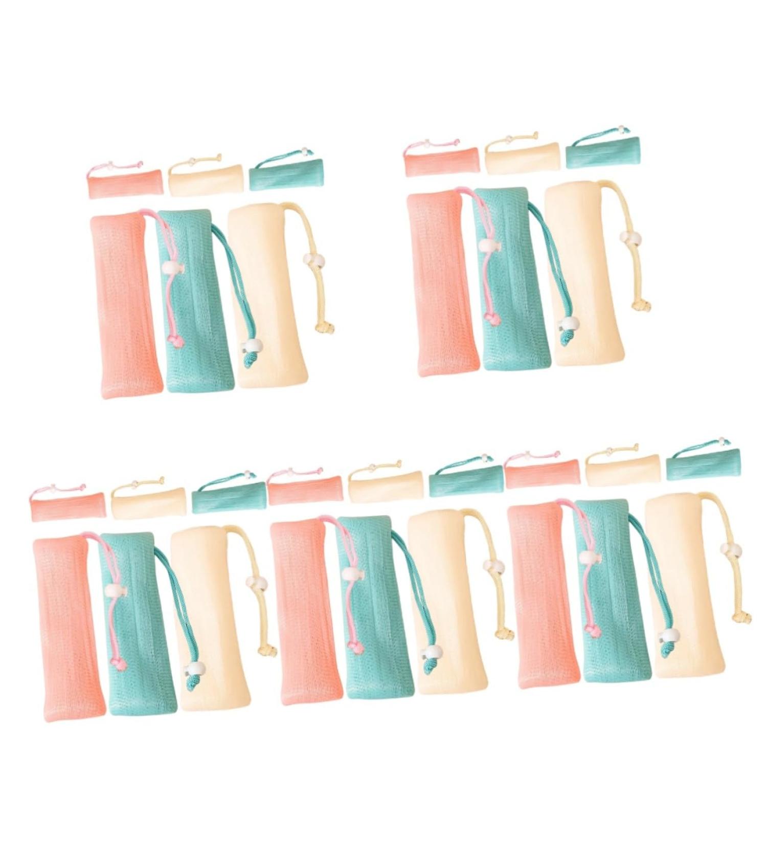 Baluue 30 Pcs Soap Bag Foaming Net Soap Sock Soap Savers for Bar Soap Bar Soap Scrubber Soap Pouches Pe - Buy Online on SooperMarket.com