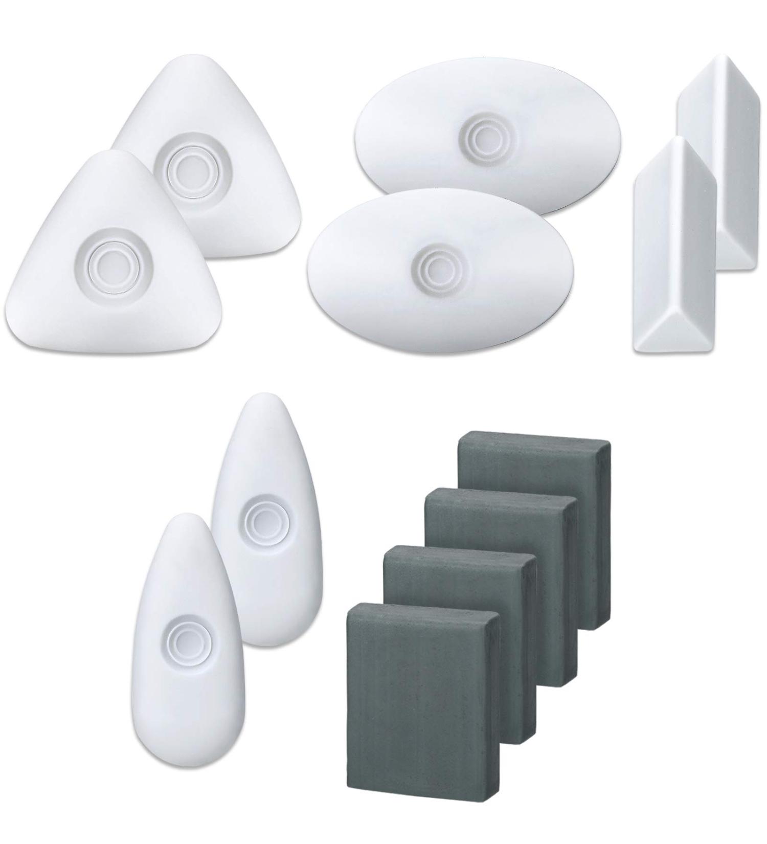 12-Piece Drawing Art Erasers Set - Multi-Shape, Easy Grip & Moldable for Pencil Painting and Sketching - Buy Online on SooperMarket.com