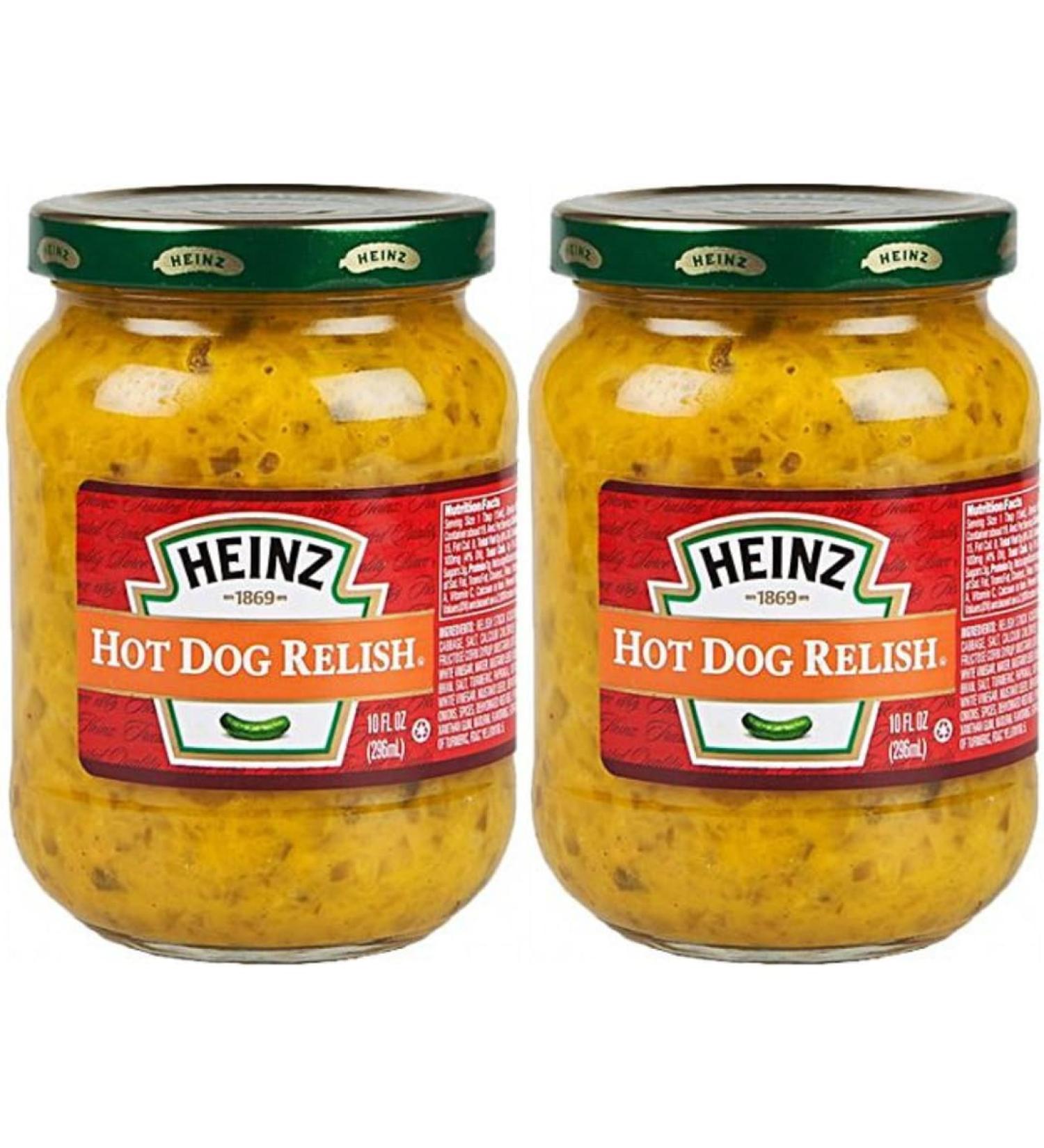 Hot Dog Relish Bundle with Heinz Hot Dog Relish Chutney 296ml (2 Pack)