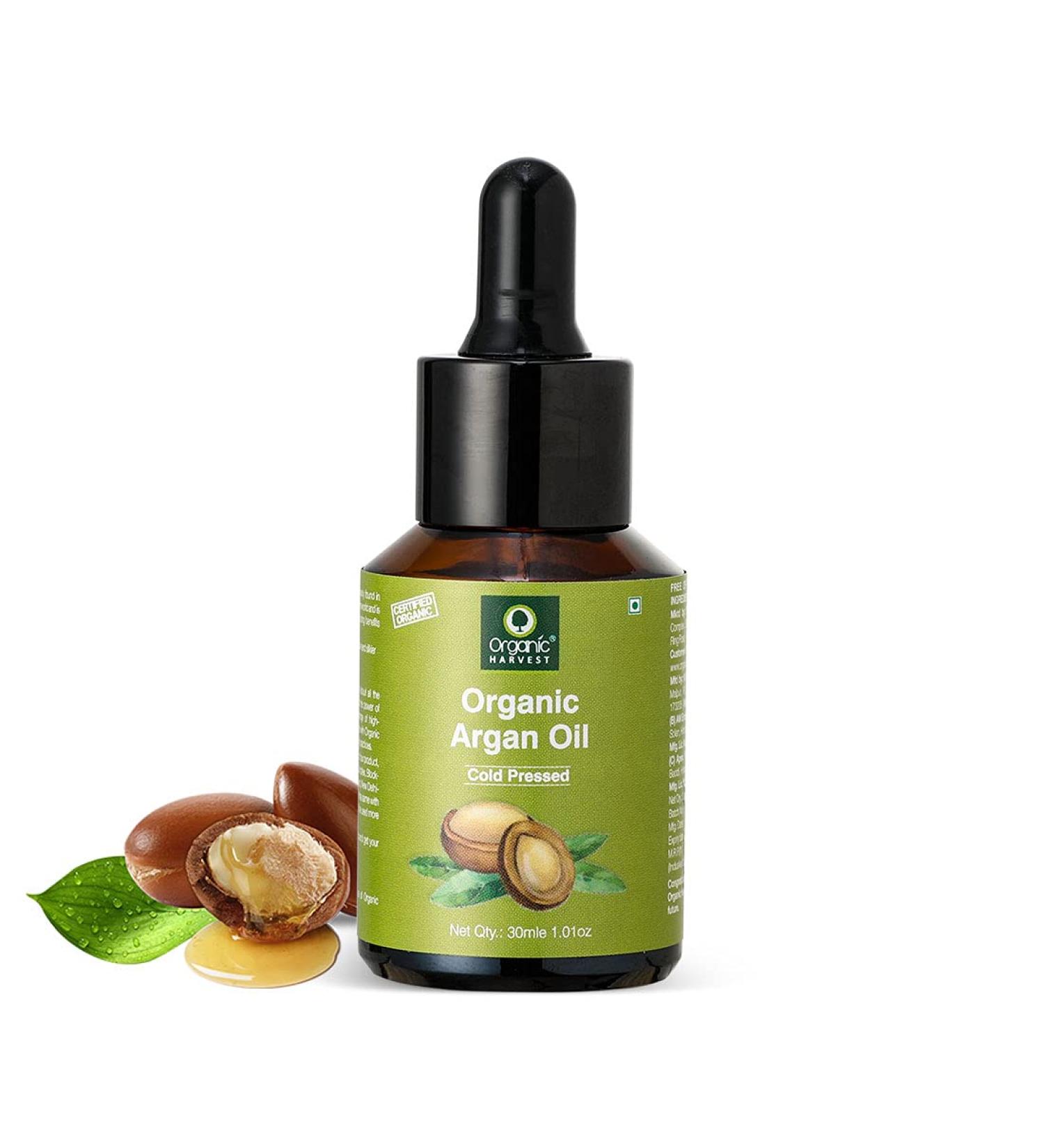 Cold Pressed Pure Argan Oil - Moroccan Face Hair & Skin Serum | Anti-Aging Unrefined Sulphate & Paraben Free - 30ml - Buy Online on SooperMarket.com