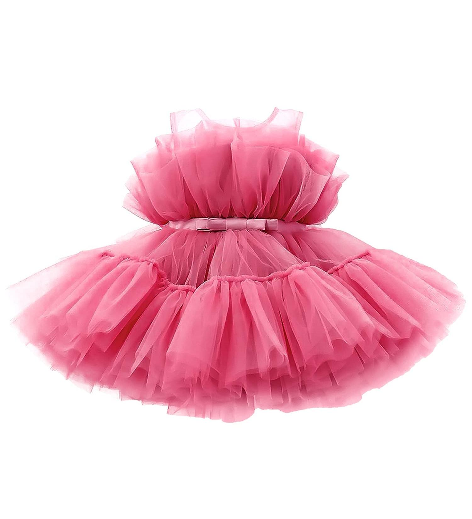 NNJXD Baby Girls Flower Princess Birthday Party Dress 766 Hot Pink-a | 2-3 Years - Buy Online on SooperMarket.com