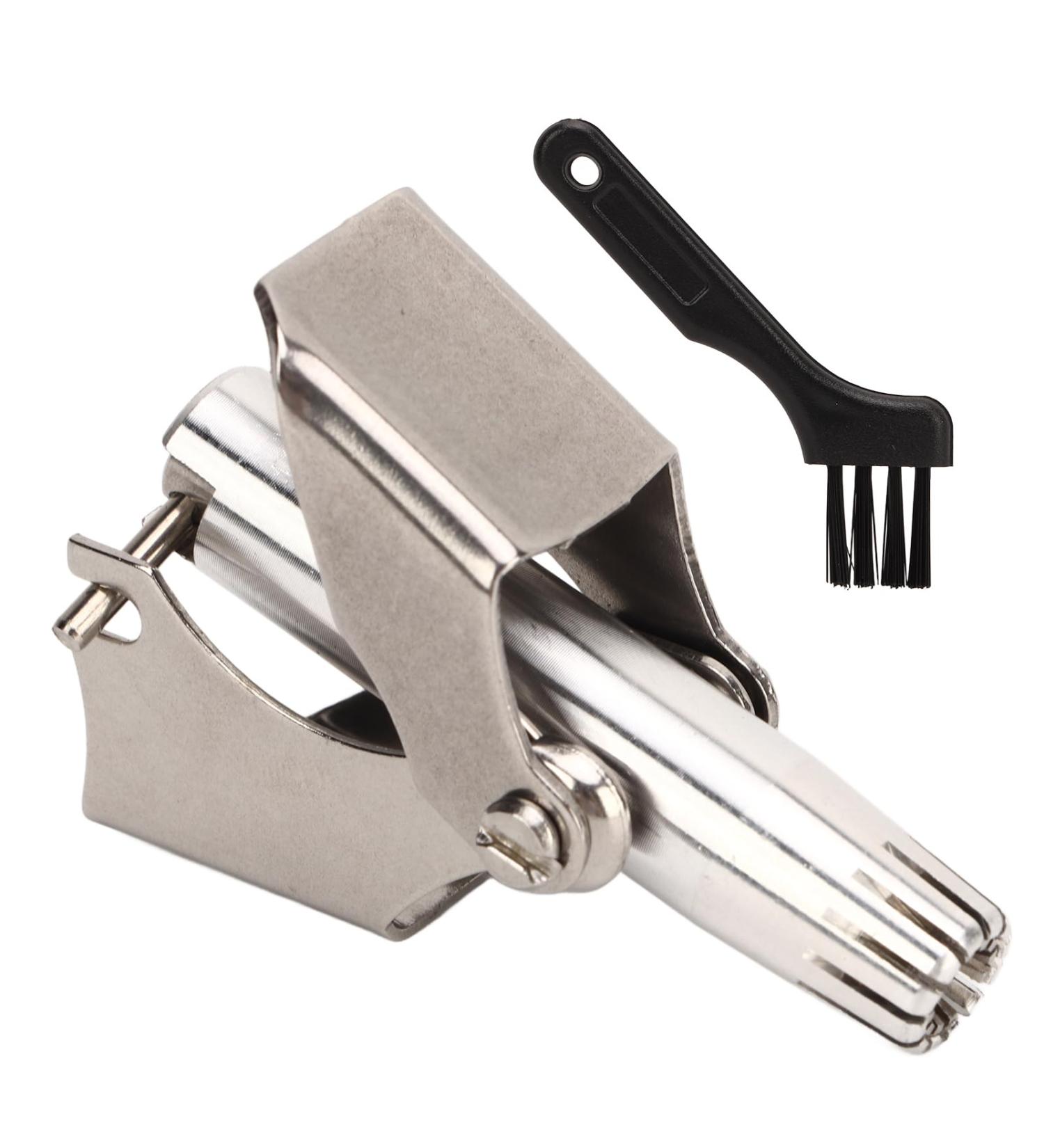 Manual Nose Hair Trimmer & Remover | 360 R-Shaped Stainless Steel Blade | Precision Grooming Tool - Buy Online on SooperMarket.com