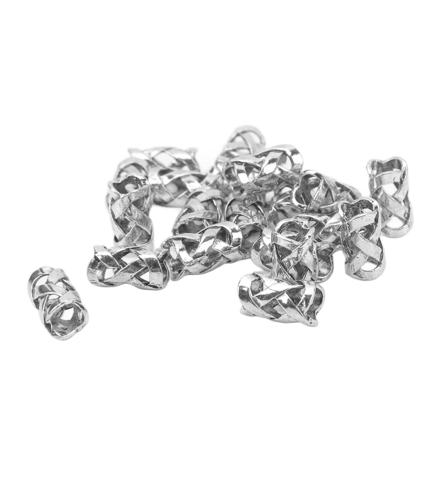 20pcs Vintage Hair Beads Accessories - Smooth Surface Beard Beads for Women | Free Styling & Wide Use - Buy Online on SooperMarket.com