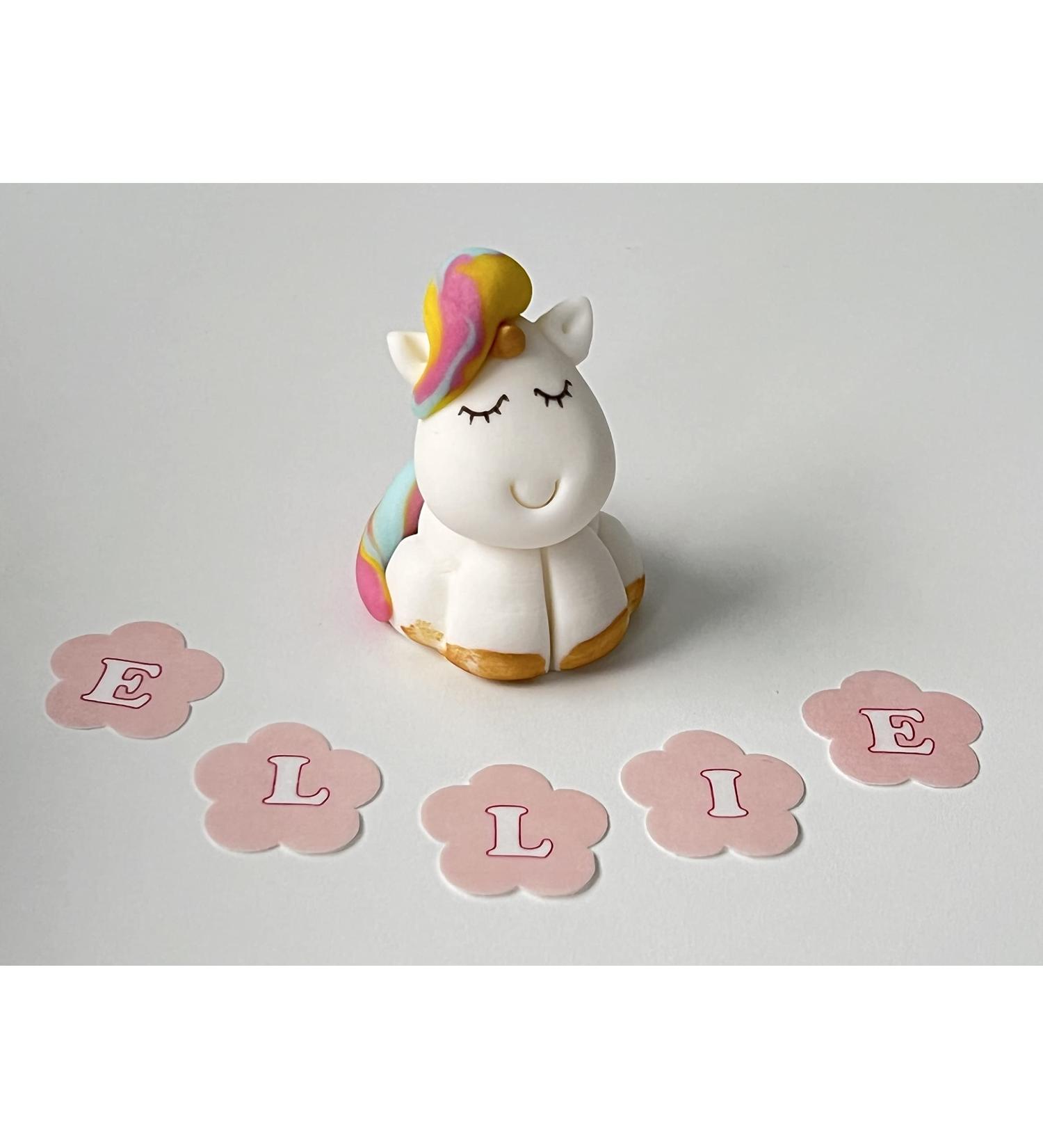 SugArt Unicorn Edible Cake Toppers | Handmade Animal Cake Decorations for Birthdays Easter Decorations or Baby Showers | Perfect on Fondant Butter Cream & Icing Sugar Cakes | Contains Food Colors - Buy Online on SooperMarket.com