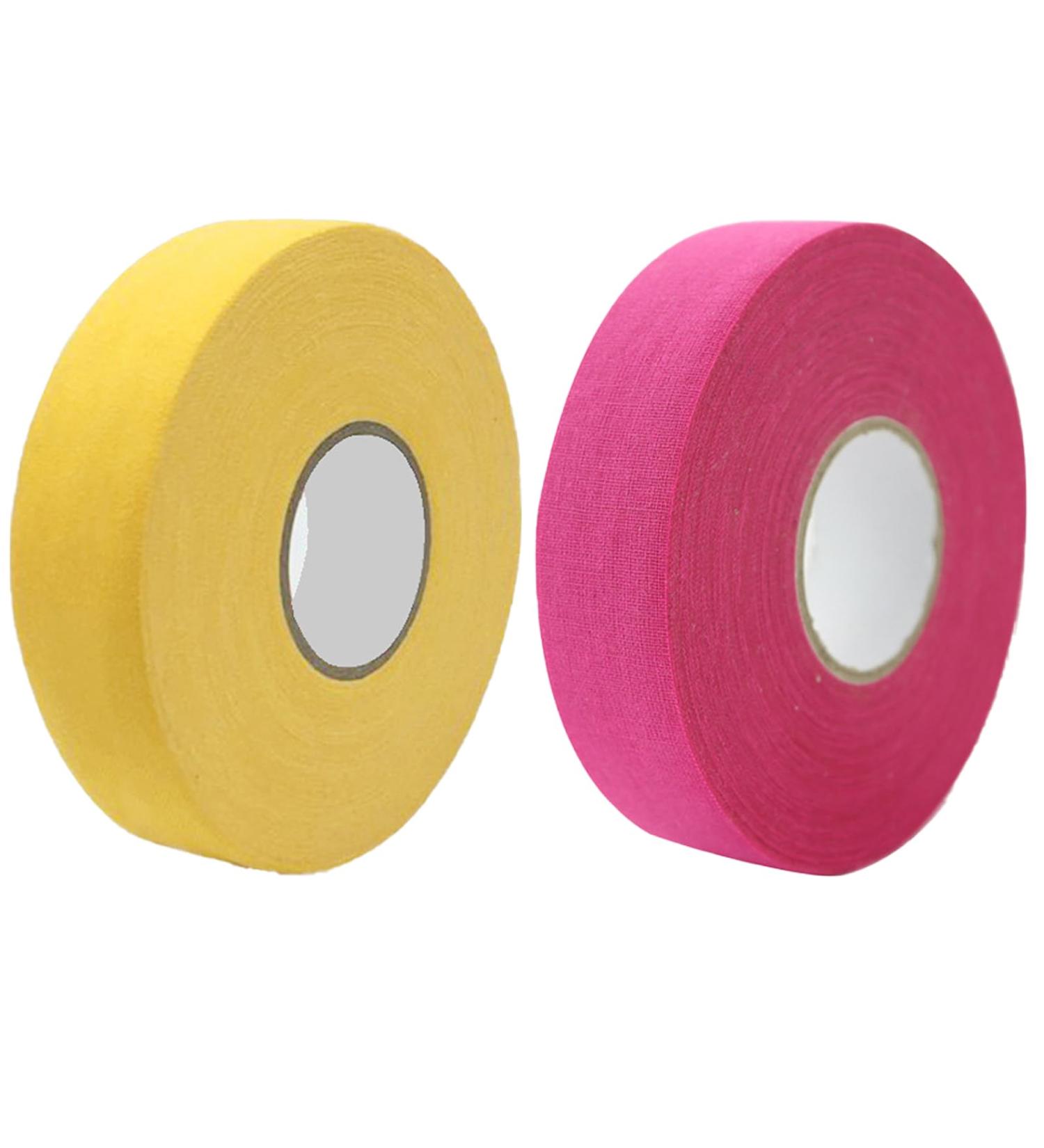 Buy Eterspr Anti-Slip Racking Tape for Ice Hockey & Sports - 2 Rolls in Rose Red & Yellow - Buy Online on SooperMarket.com