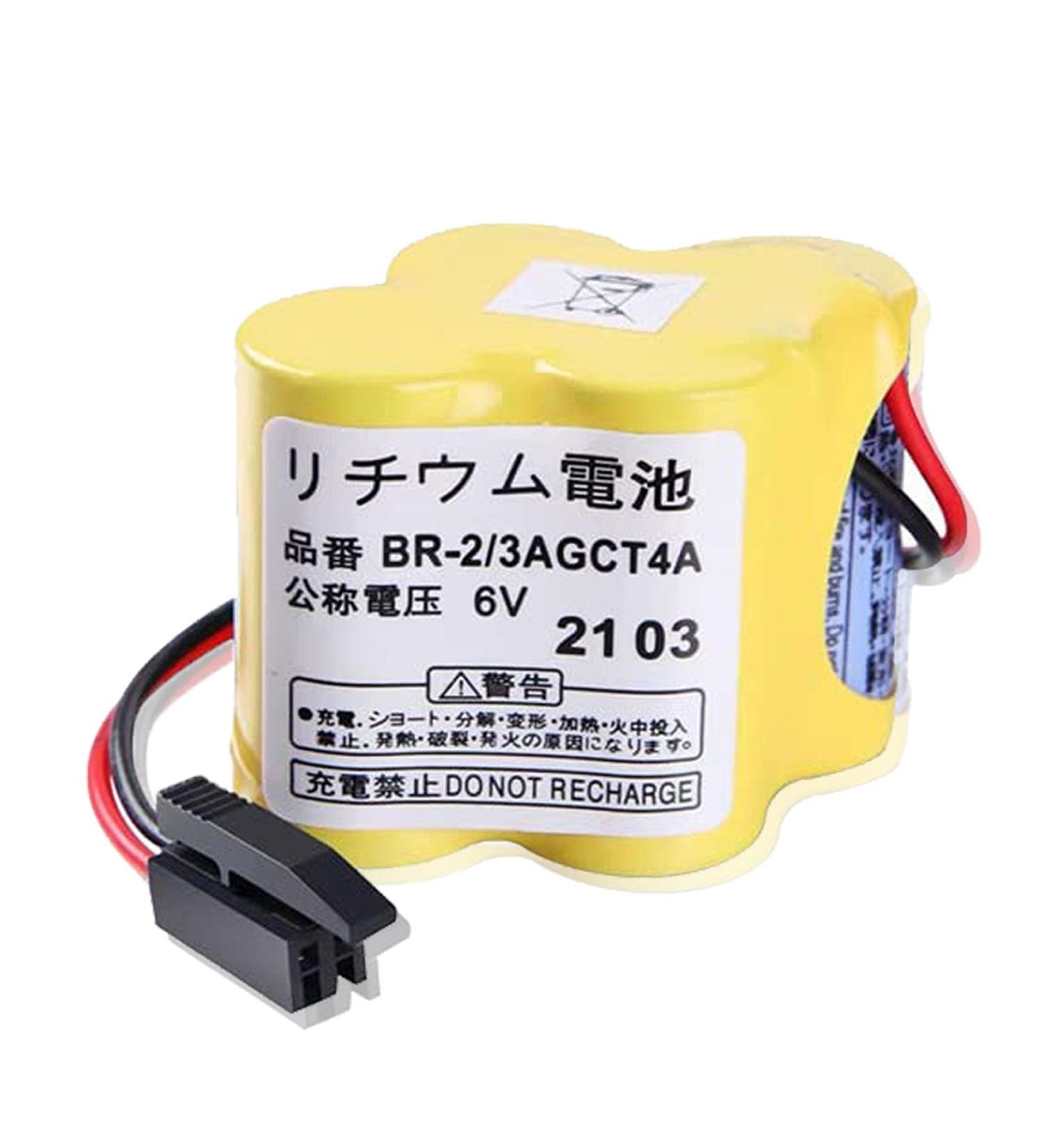 4400mAh BR-2/3AGCT4A 6V Replacement Battery for FANUC A98L-0031-0025 CNC System - Non-Rechargeable International Shipping Available - Buy Online on SooperMarket.com